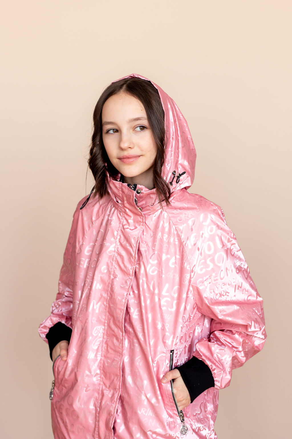 2182 Ветровка для девочки на флисе - Kiko фото 29