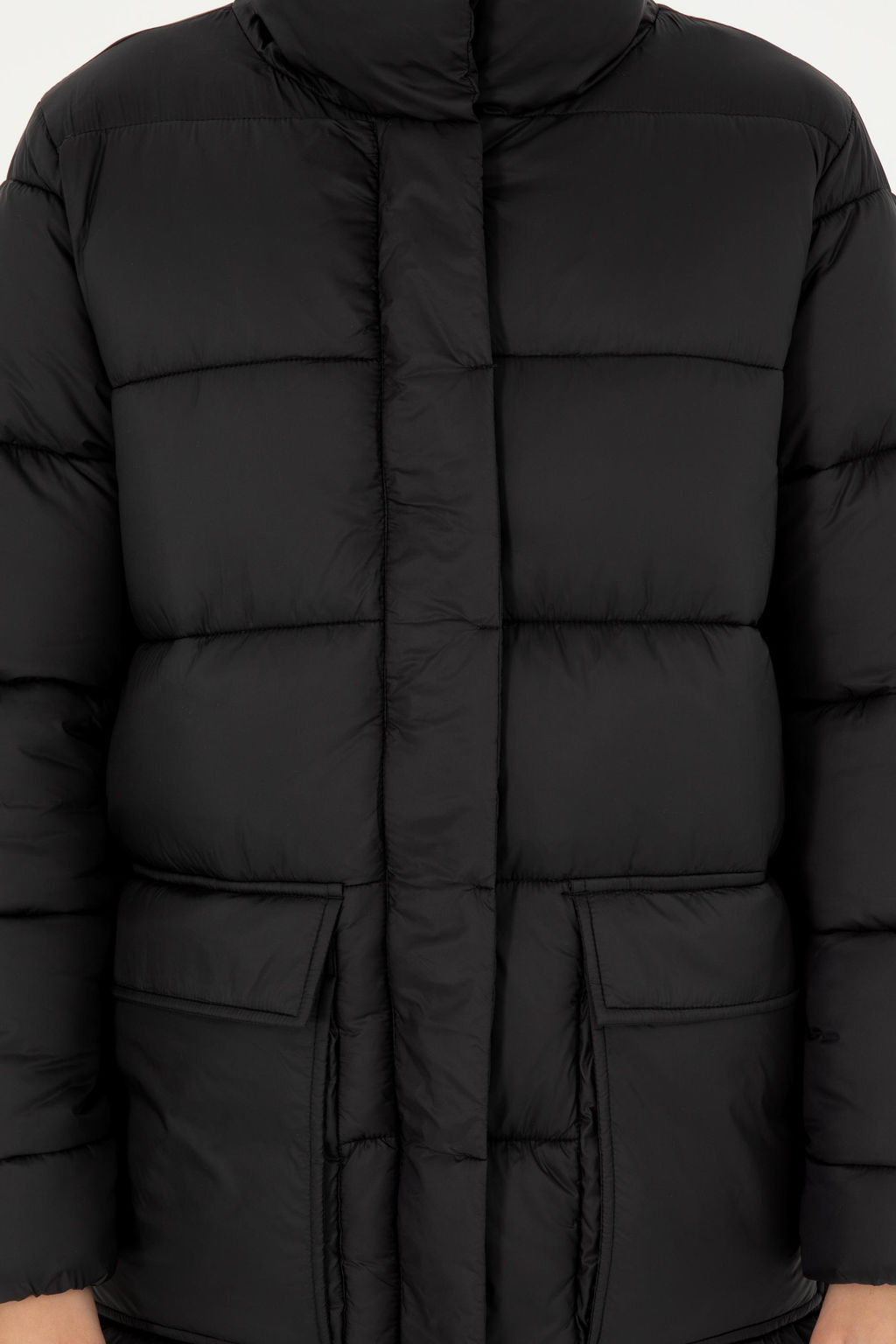 Женское черное пальто Неожиданная скидка в корзине - U.s. polo assn фото 6
