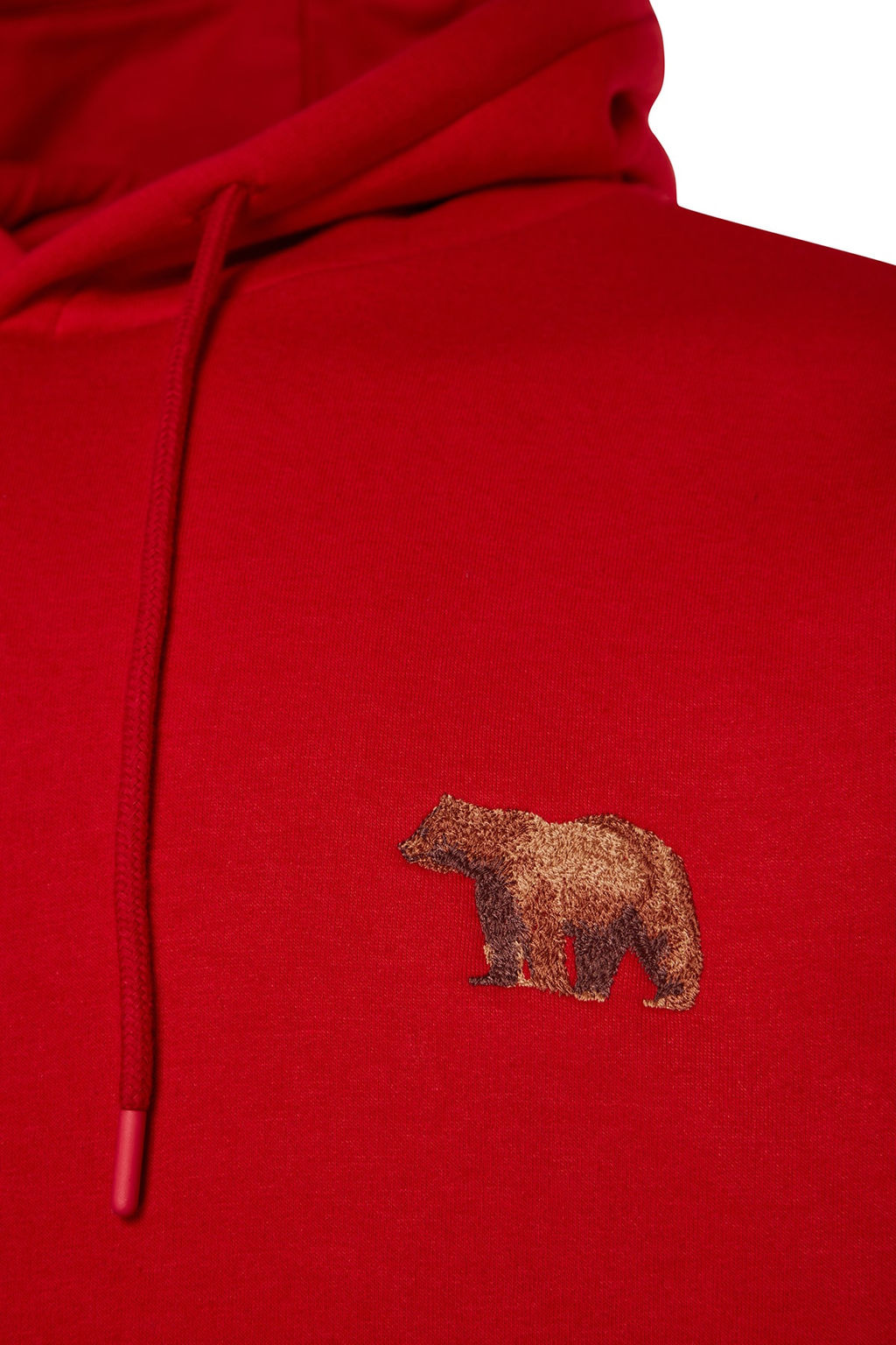 TRENDYOL MAN Gri Oversize/Genis Kesim Kapusonlu Hayvan Nak?sl? Ici Polarl? Sweatshirt TMNAW24SW00097 - Trendyolmilla фото 15