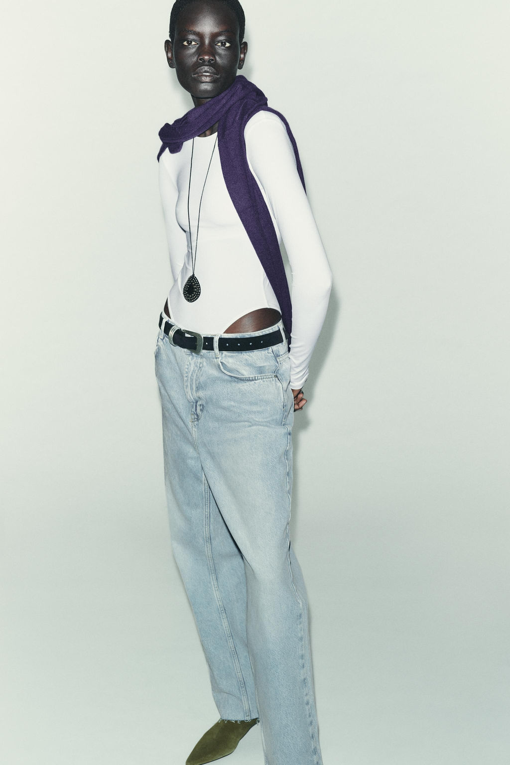 BASIC POLYAMIDE BODYSUIT