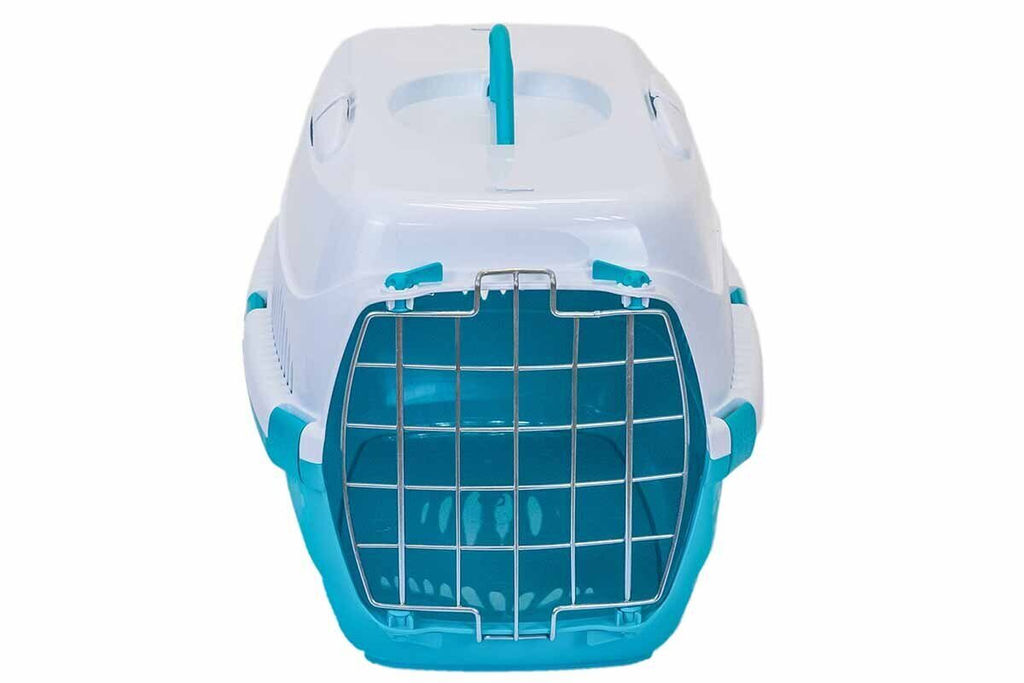 Переноска д\животных Редпл. Спутник-1 29*43*28 3992бирюз/бе 3992бирюз-бел