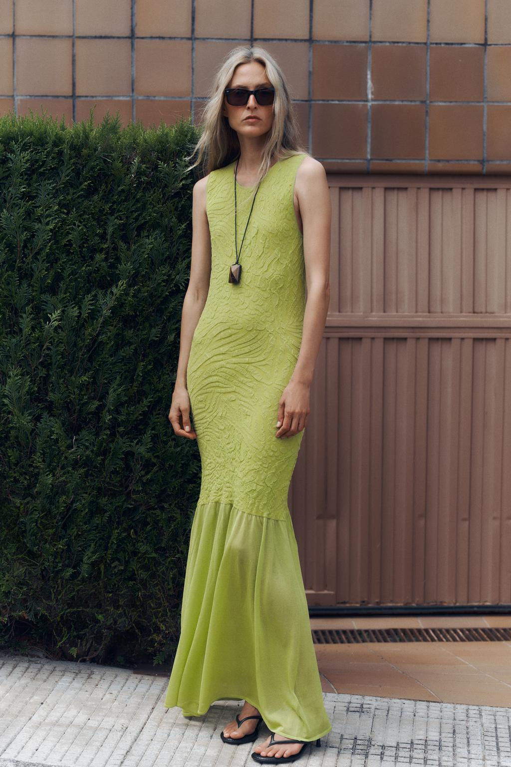 COMBINED KNIT DRESS - Zara фото 2
