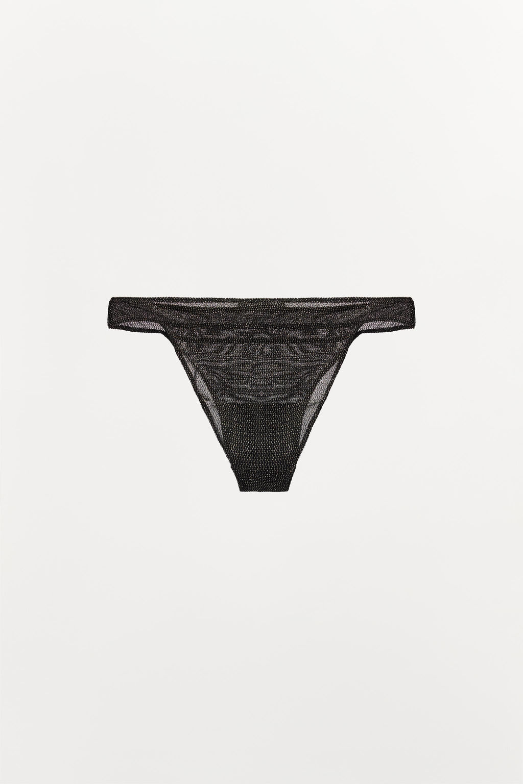 METALLIC THREAD NET BRIEFS - Zara фото 6