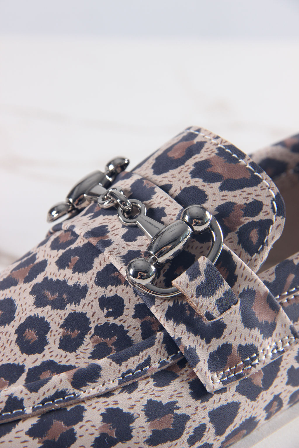 Лоферы туфли 172.1841be.Бежевый леопард