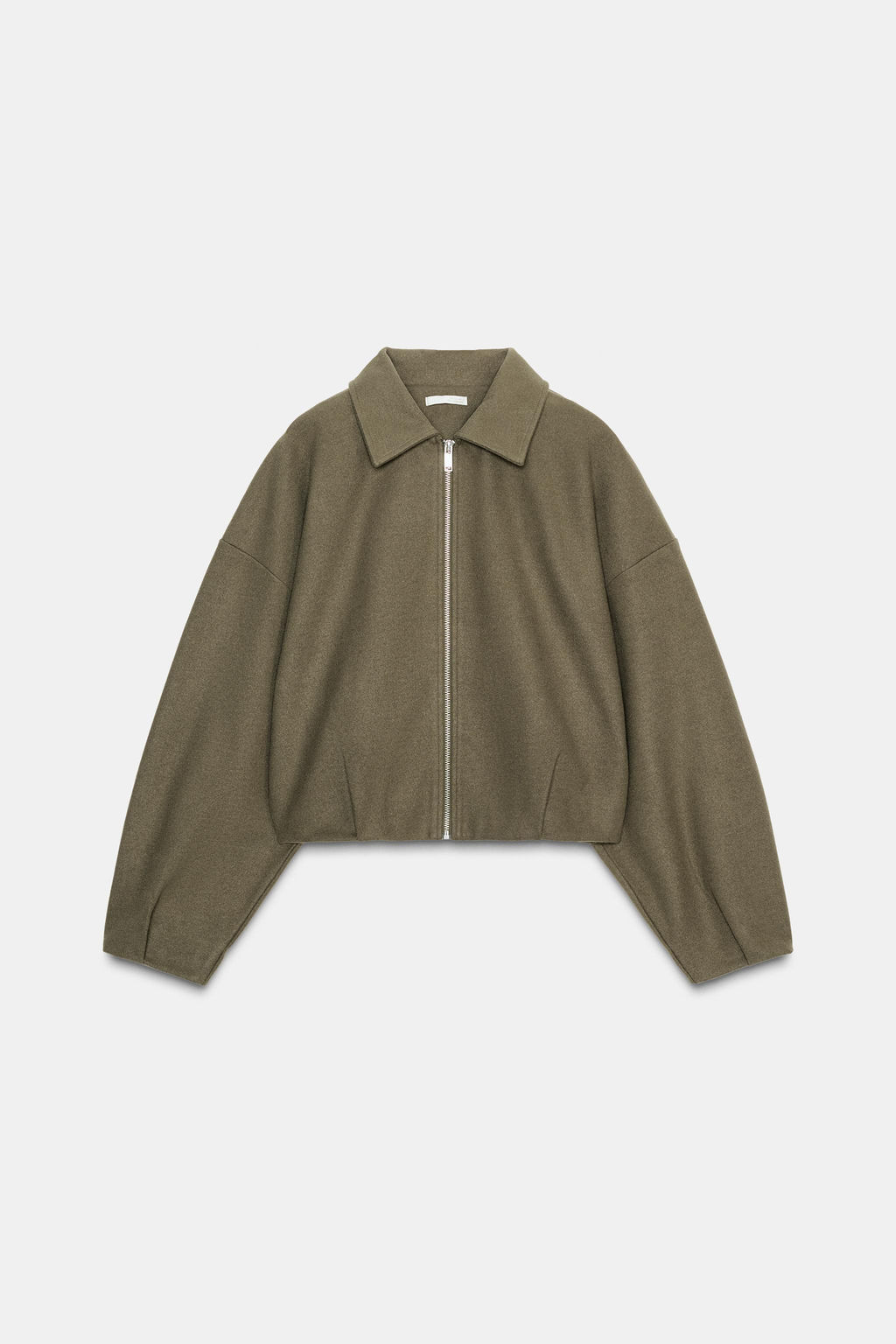 SOFT ZIP-UP BOMBER JACKET - Zara фото 5