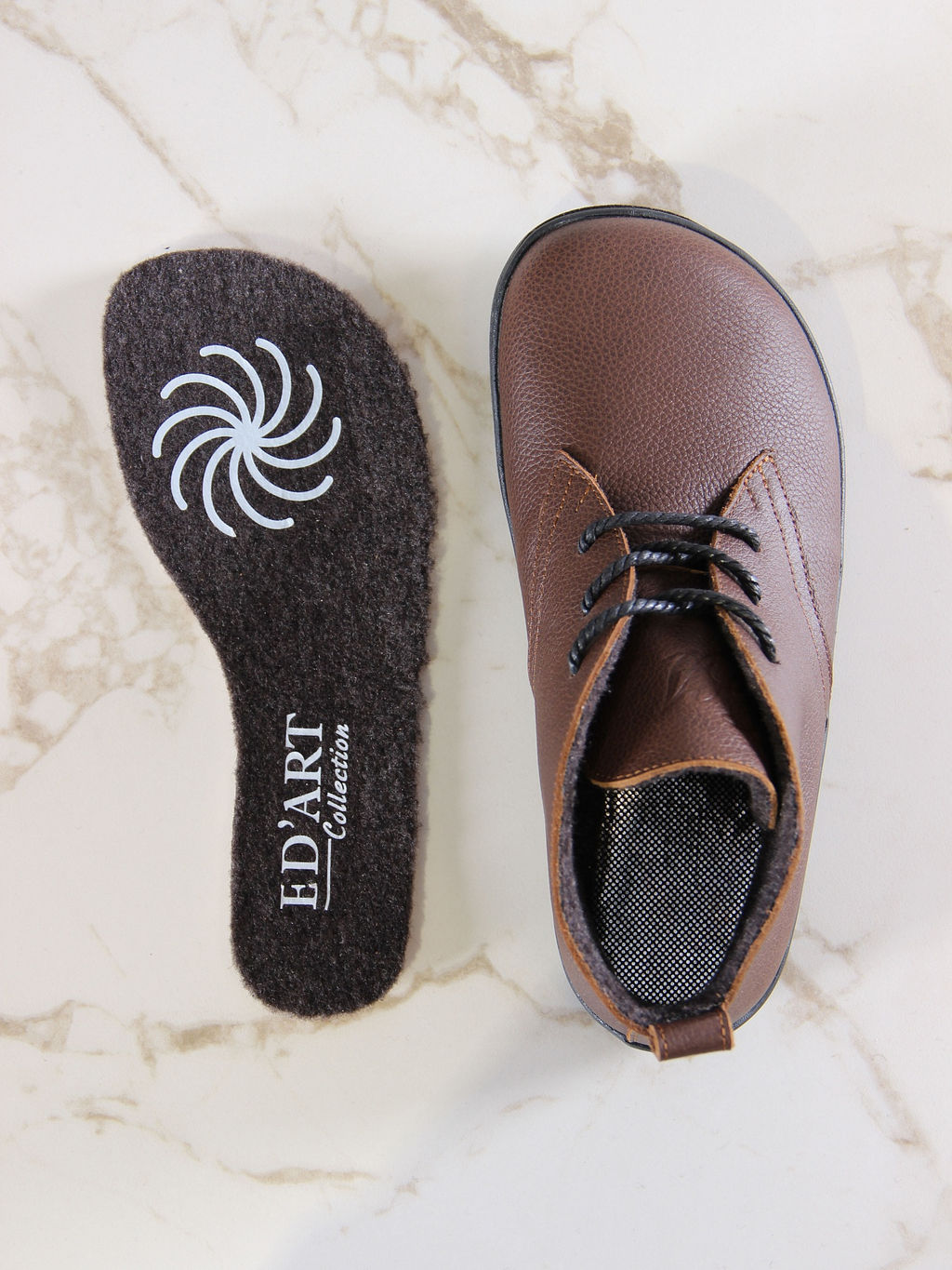 Ботинки женские демисезонные 208.NATAbl.Светло-коричневая оттима/Байка