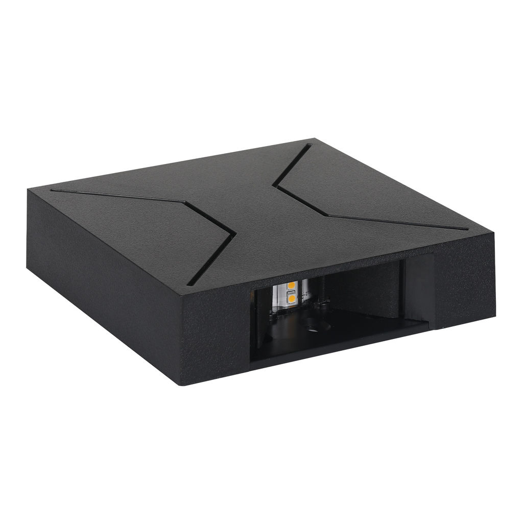 ULU-P32B-4W/4000K IP65 BLACK Светильник светодиодный уличный. Архитектурный накладной. Белый свет (4000K). Корпус черный. TM Uniel