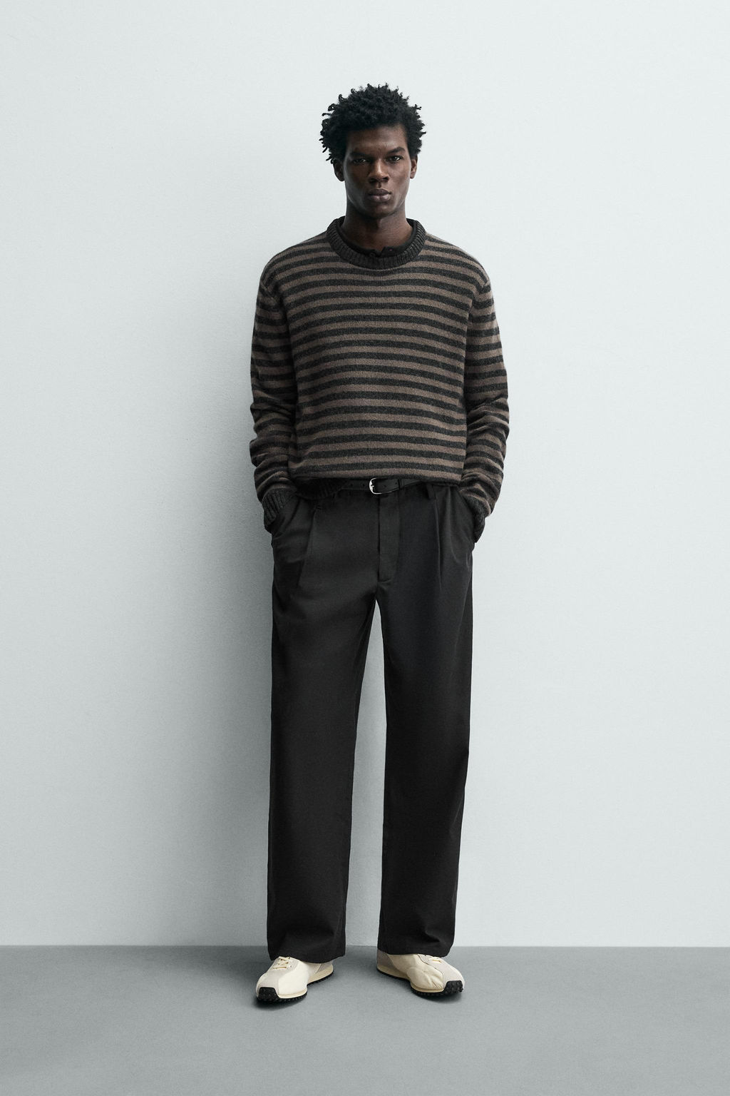 STRIPED WOOL - YAK JUMPER