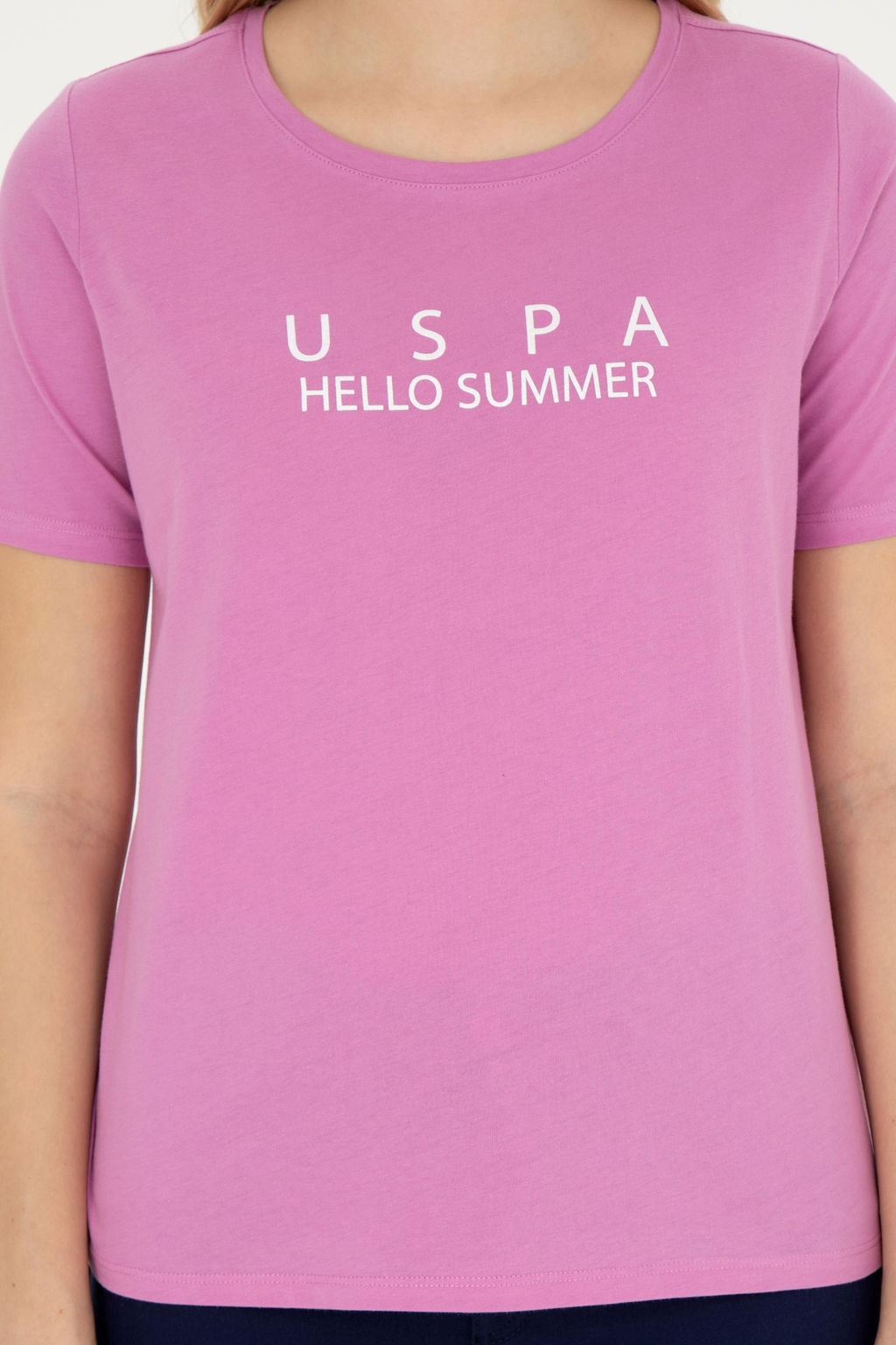 Женская фиолетовая футболка - U.s. polo assn фото 12