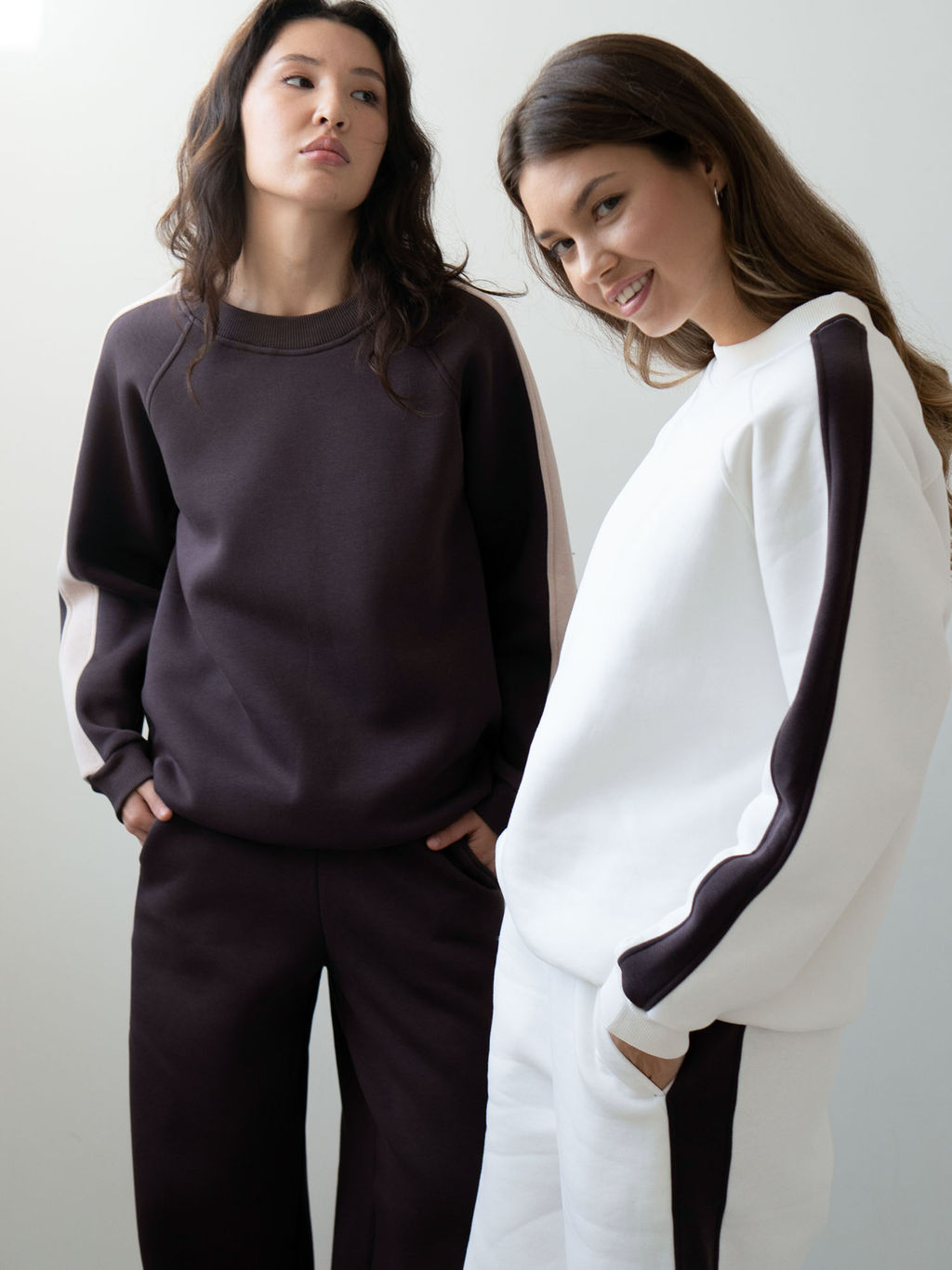 MY Свитшот жен. с/н с лампасами СН016  фото 9