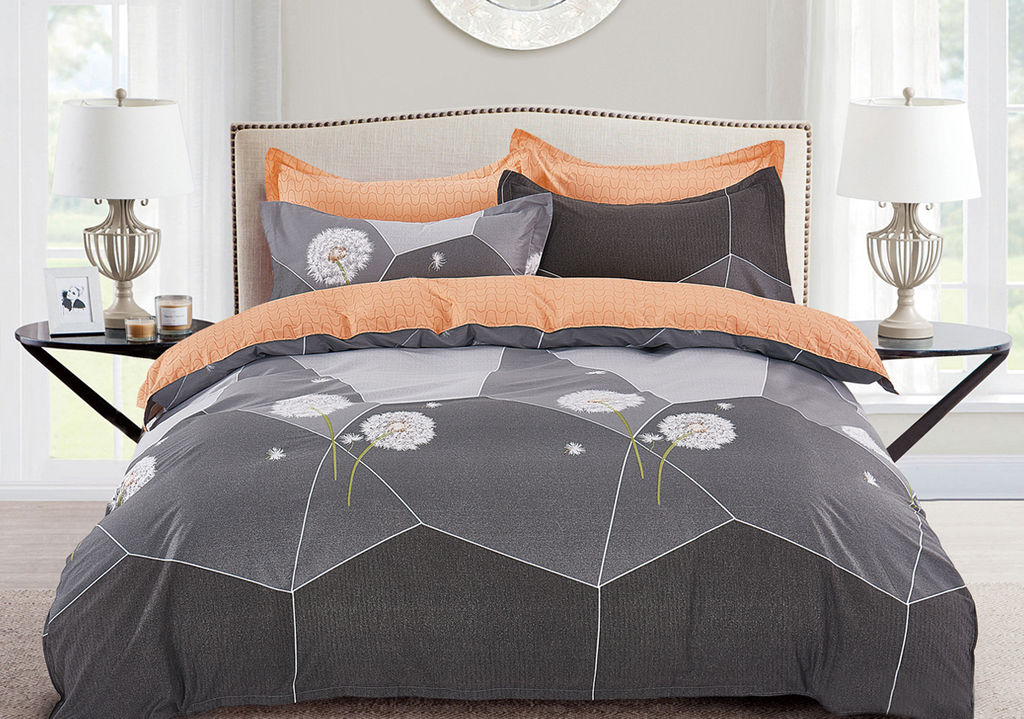 CA-6-654 КПБ Евро Сатин печатный + нав-ки ( 70х70х2шт+50х70х2шт ) "АльВиТек"