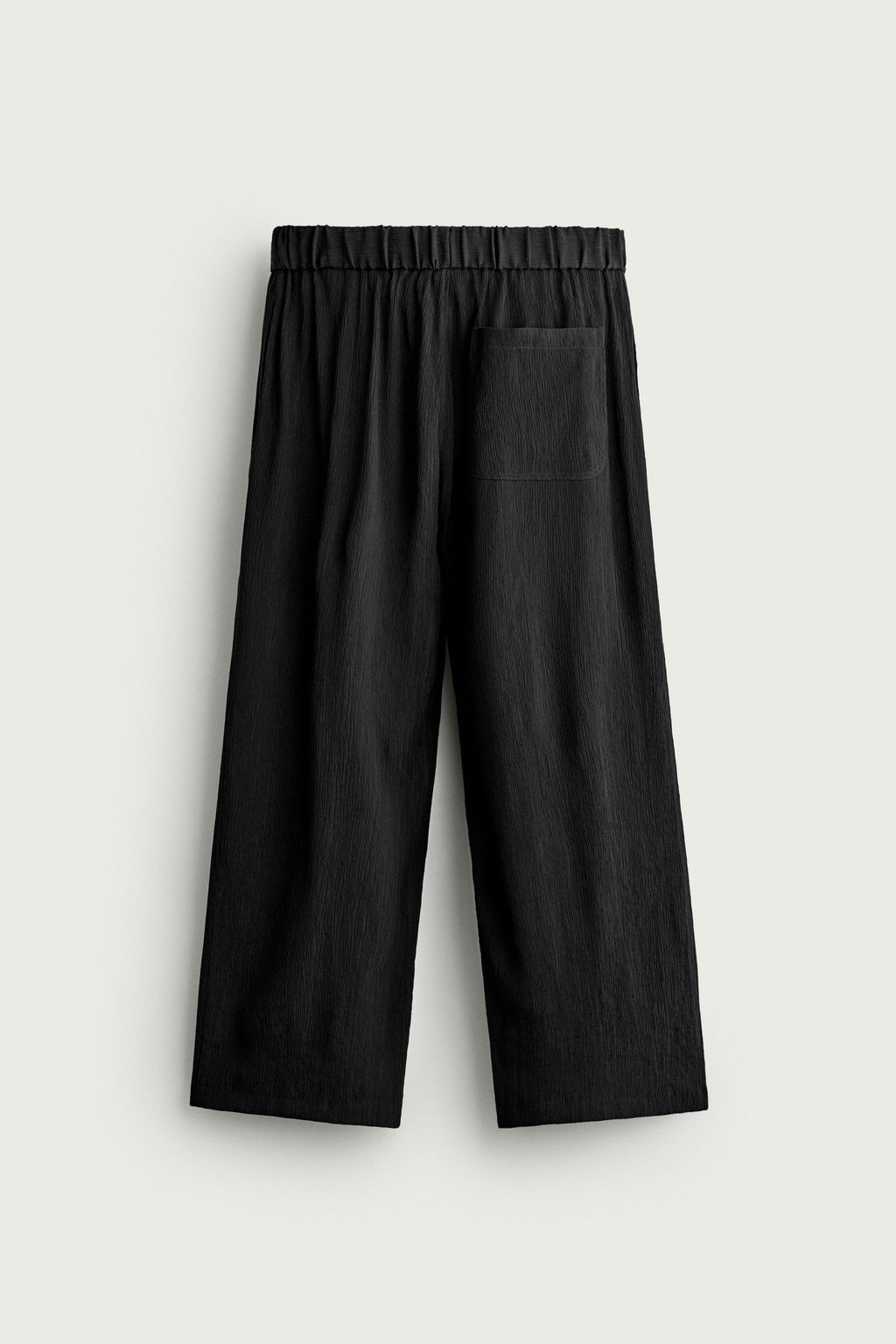 PANTAL?N RELAXED FIT RELIEVE / Negro - Zara фото 8