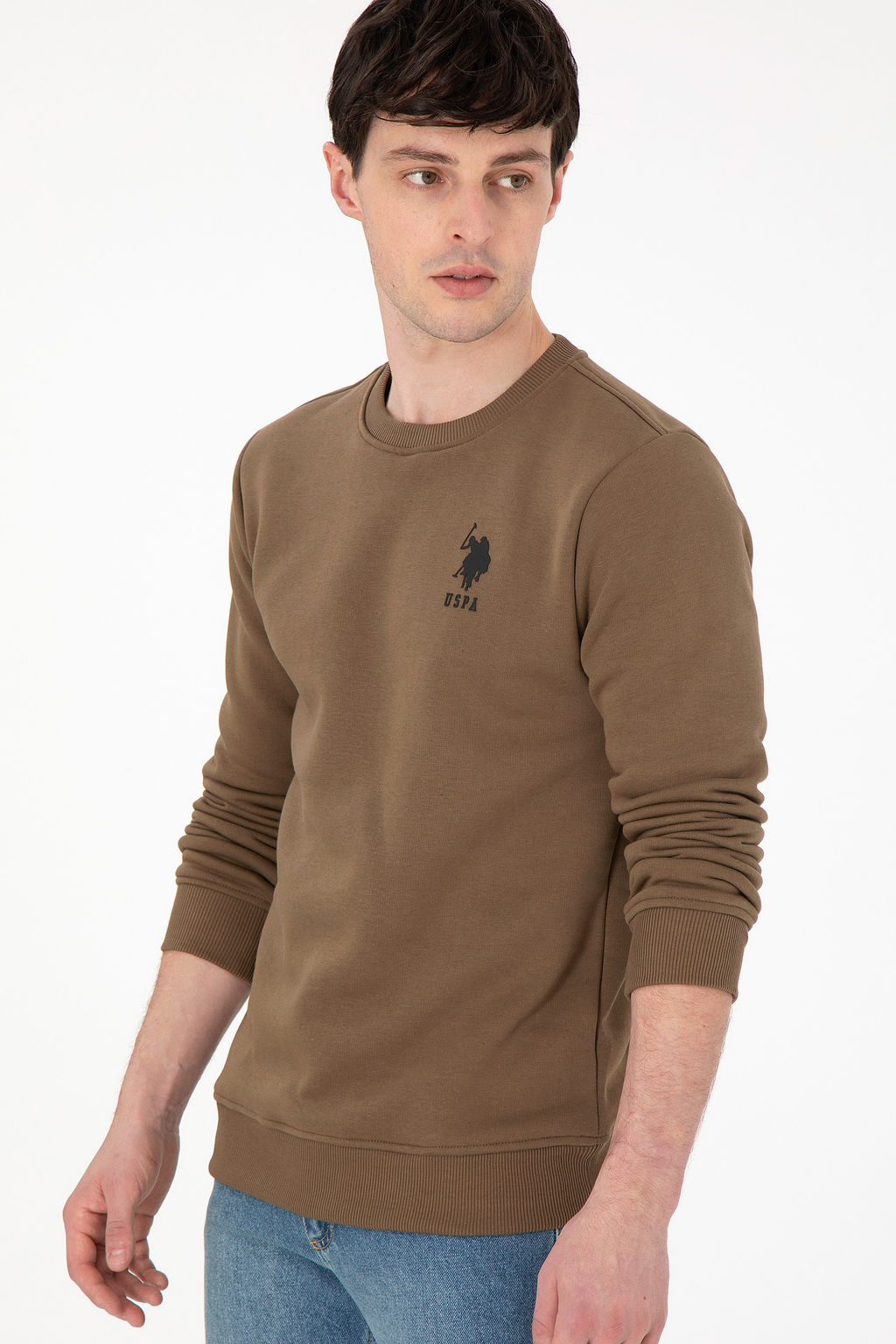 Мужской свитшот цвета хаки Неожиданная скидка в корзине - U.s. polo assn фото 10