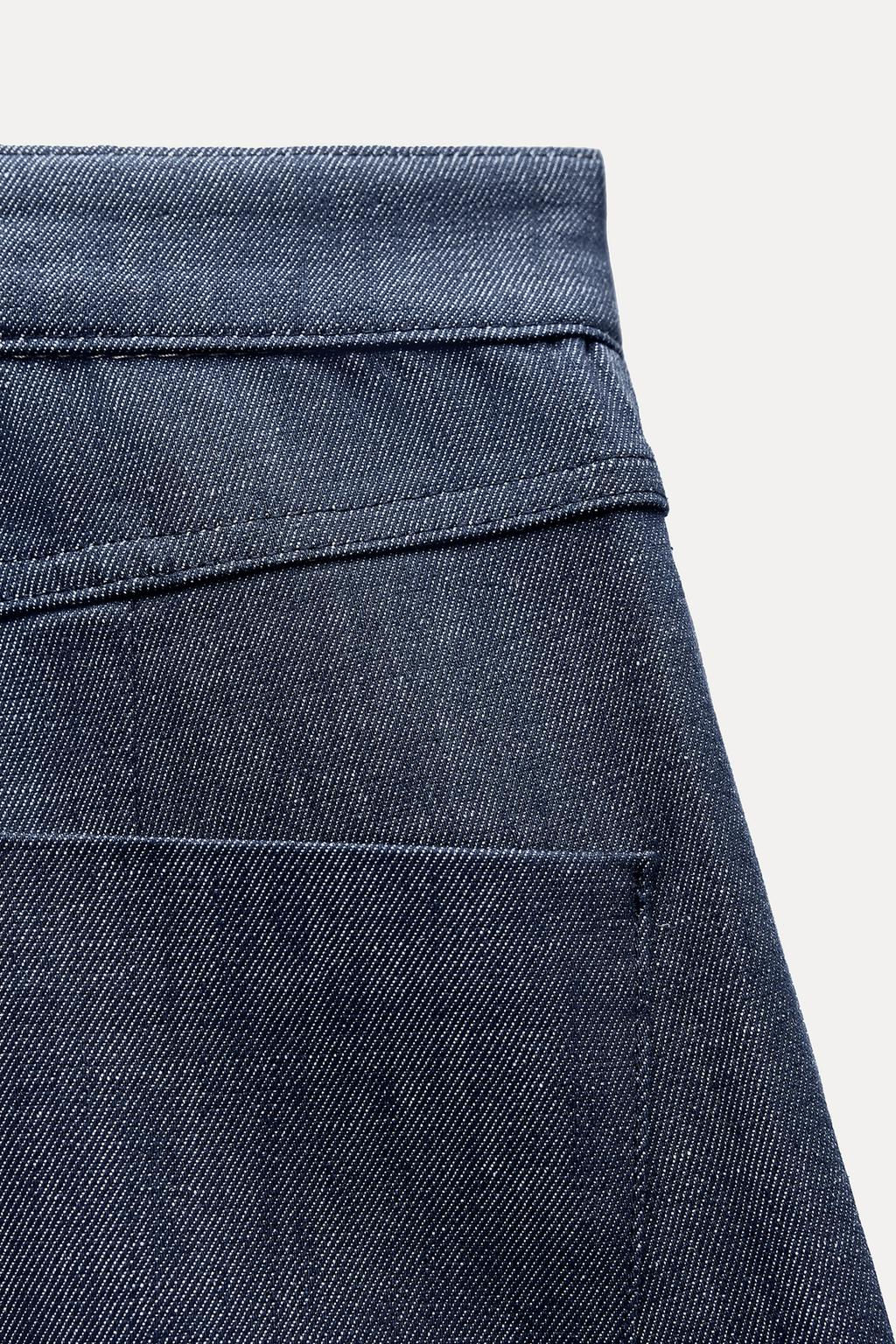 ZW COLLECTION STRAIGHT HIGH-WAIST JEANS - Zara фото 8