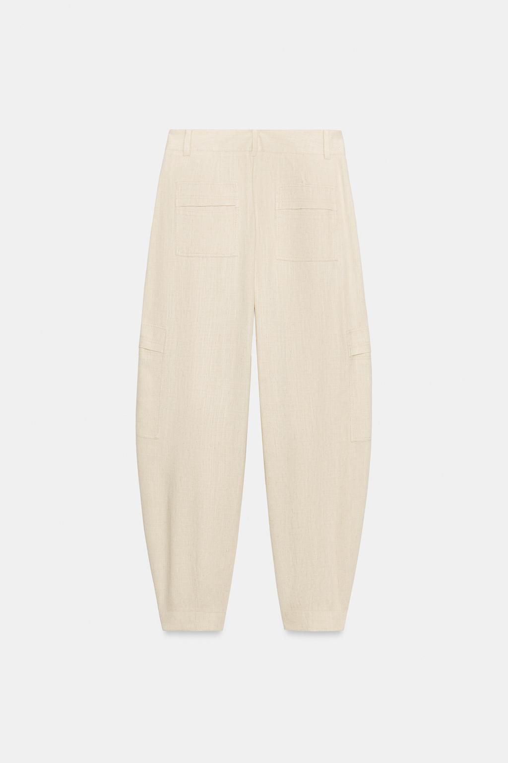 PANTAL?N CARGO BARREL / Beige claro - Zara фото 9