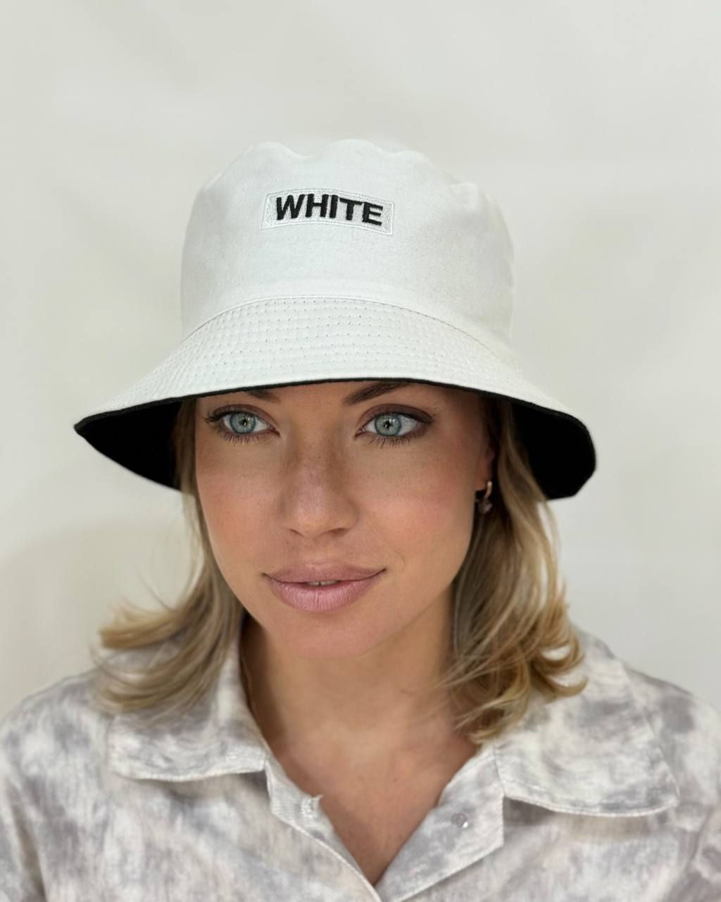 K12924 Панама двухсторонняя БЕЛЫЙ-ЧЕРНЫЙ