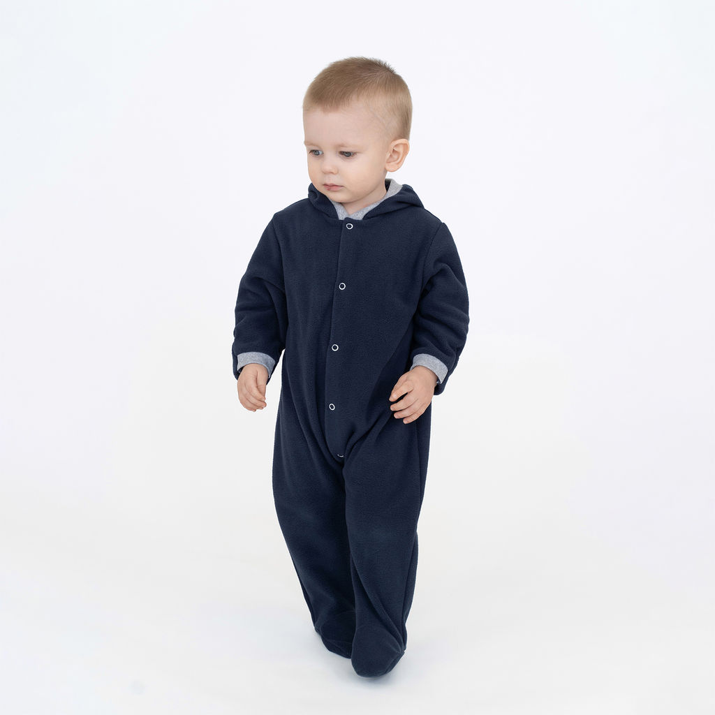 Комбинезон ясельный флисовый темносиний