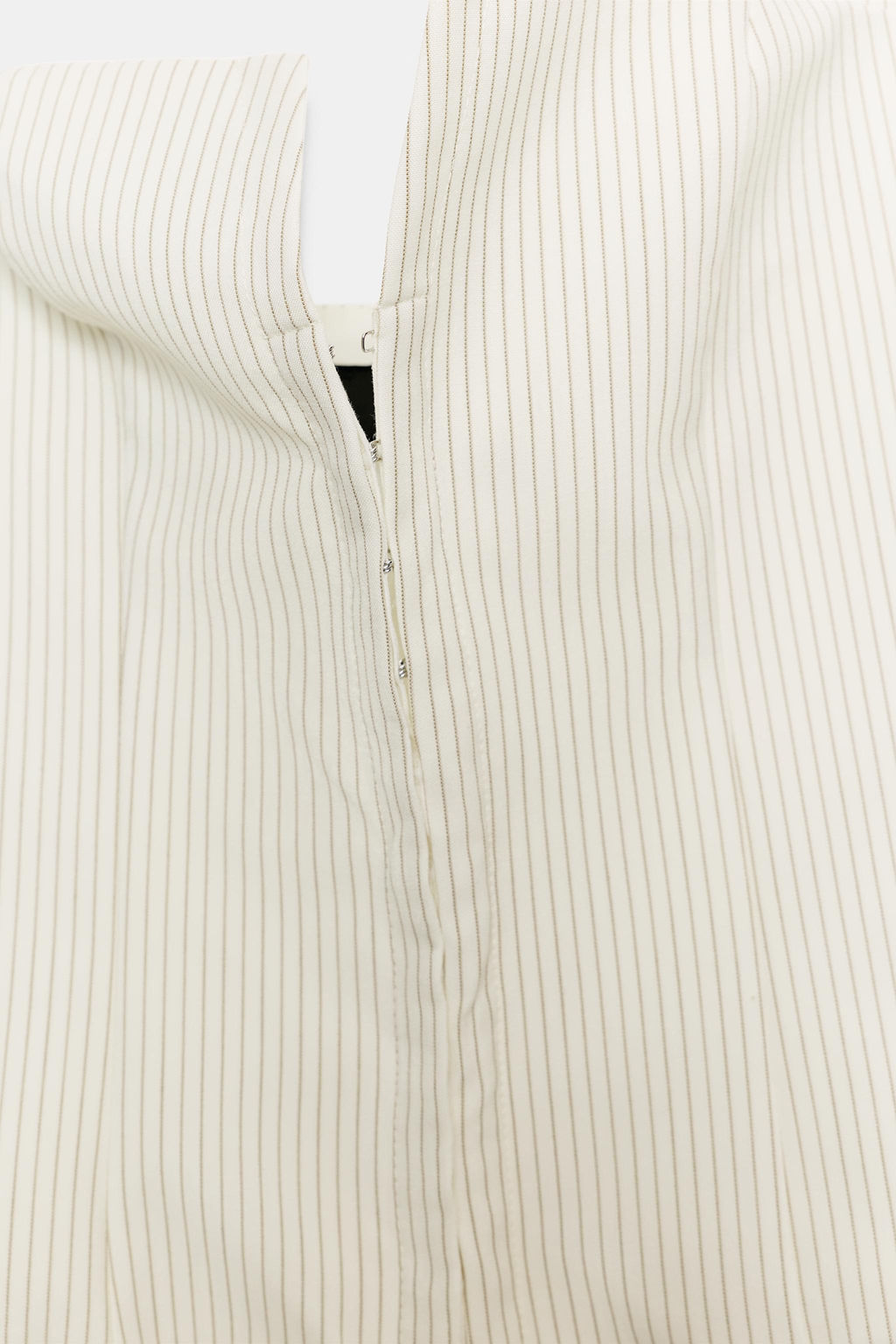 TOP CORS? HALTER RAYAS / Crudo / Marr?n - Zara фото 7