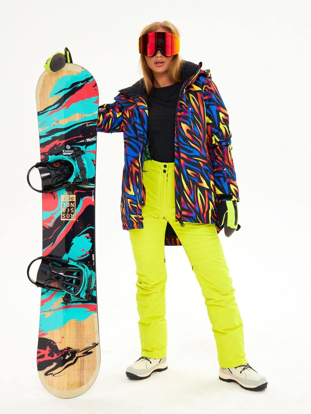 Женская горнолыжная сноубордическая куртка Alpha Endless Ultra Chaleur SNB 423/316_1 Разноцветный  фото 31