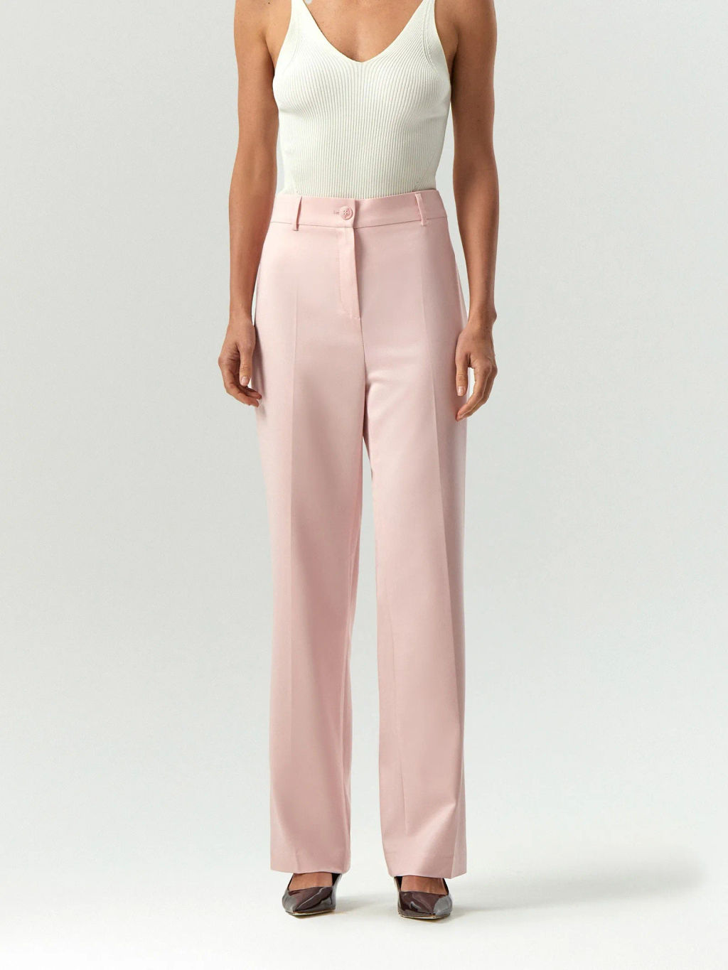 ЕМКА NEW / Брюки прямого кроя с шерстью - Emka фото 3