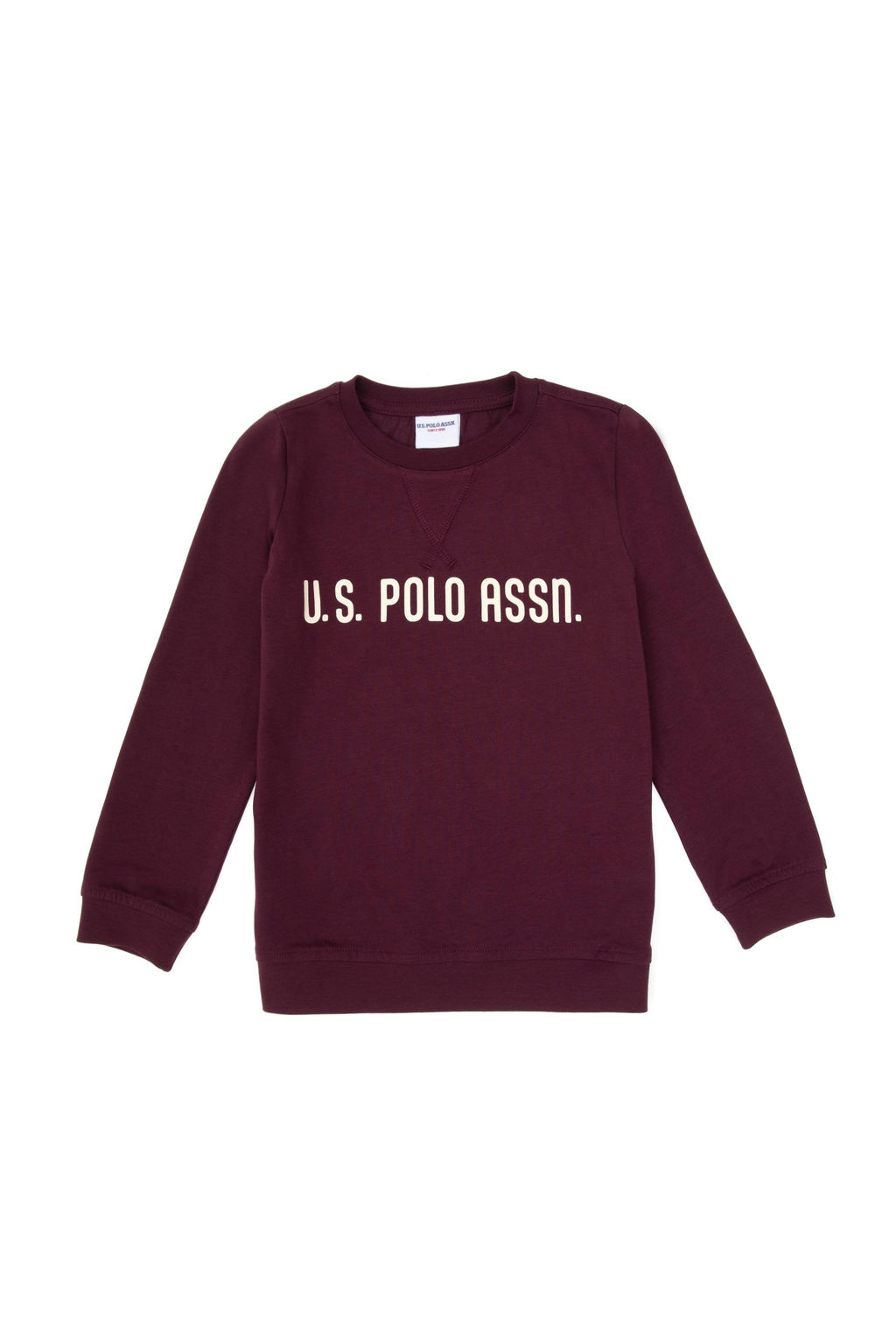 Erkek _ocuk Bordo Bisiklet Yaka Sweatshirt - U.s. polo assn фото 6
