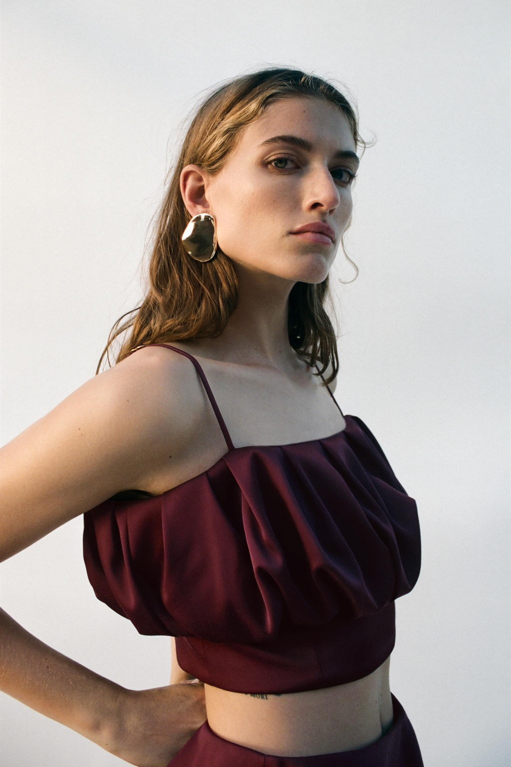 STRAPPY BALLOON TOP - Zara фото 4