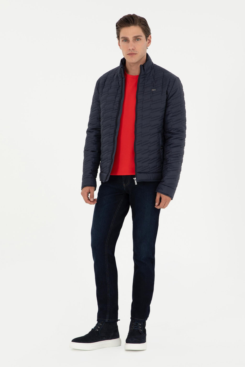 Мужское темно-синее пальто - U.s. polo assn фото 11