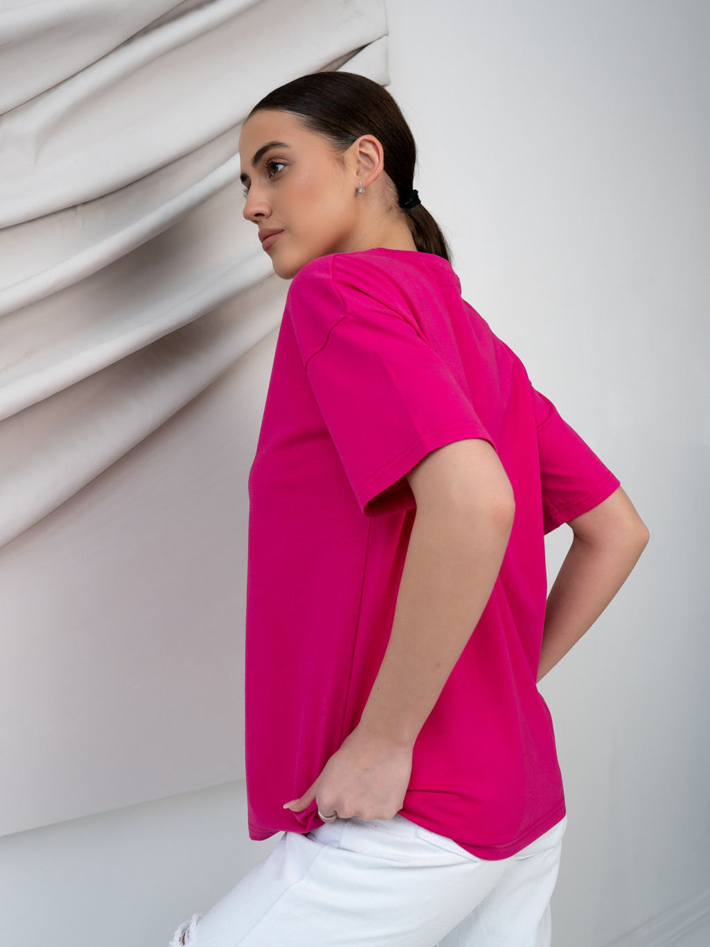 Футболка унисекс Оверсайз, цв. Фукция