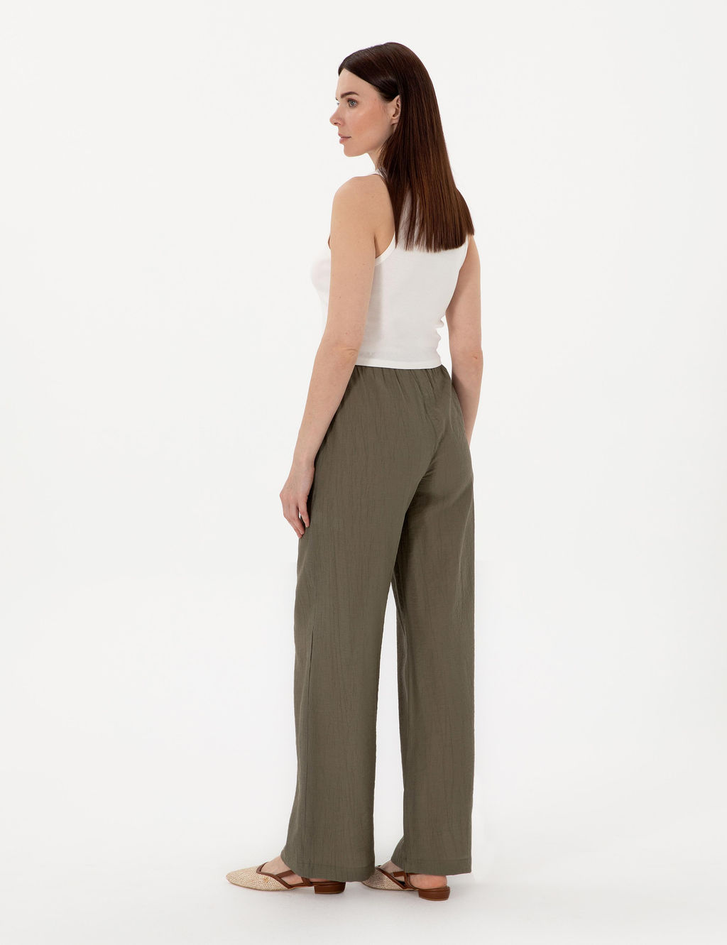 Haki Loose Fit Kanvas Pantolon - Pierre cardin фото 4