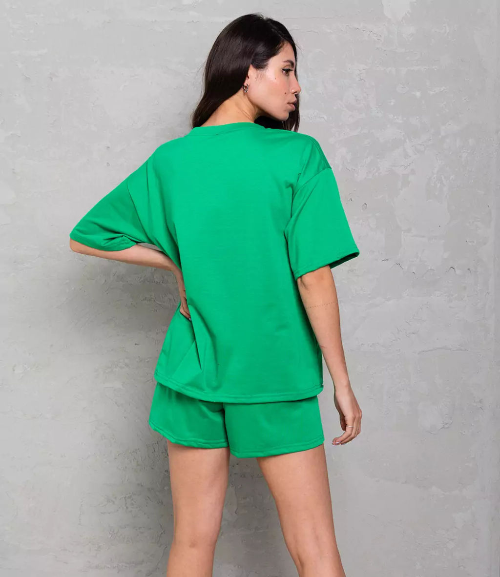 Спортивный костюм #КТ20189, зелёный - Dommod фото 4