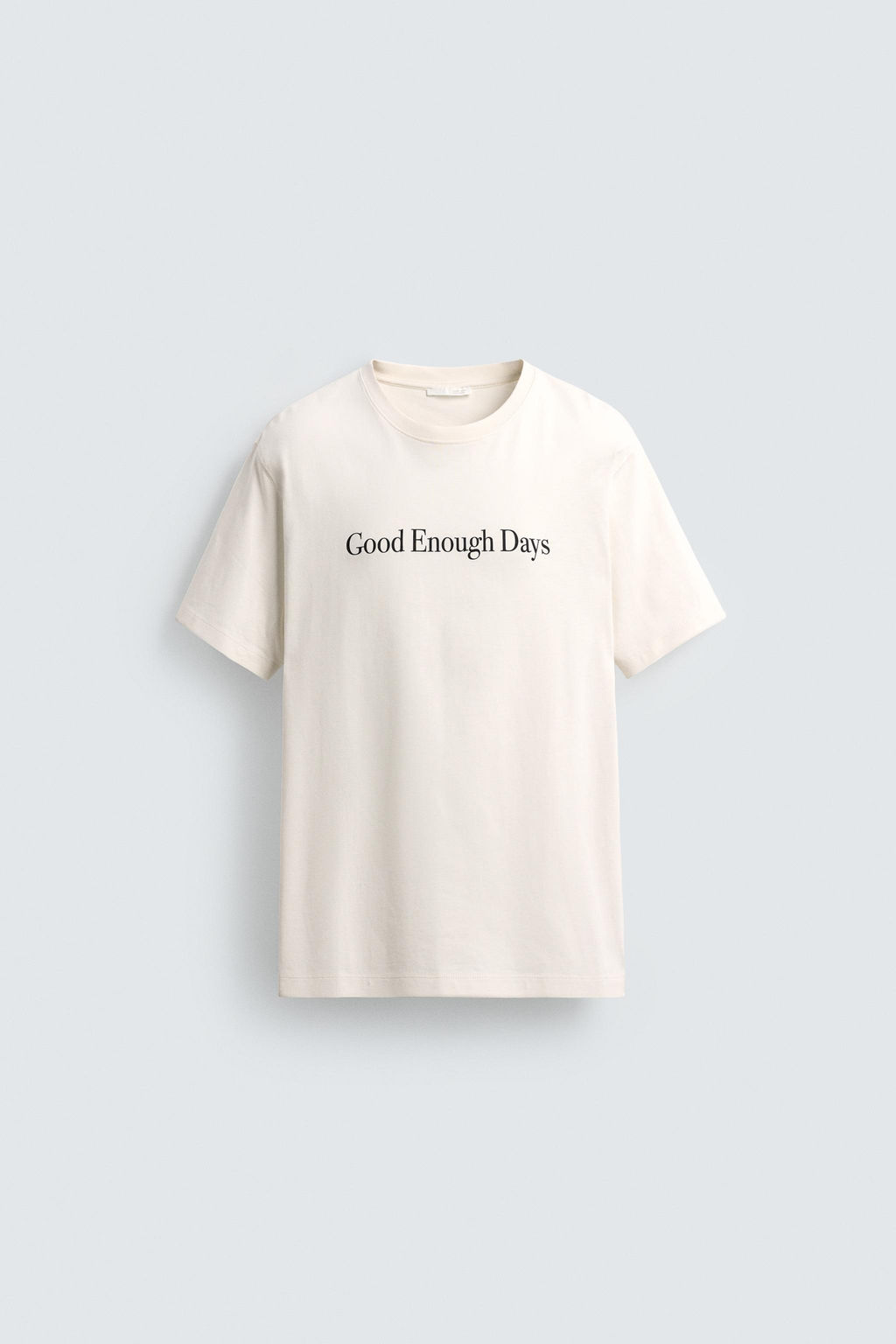 CAMISETA TEXTO ESTAMPADO / Crudo - Zara фото 8