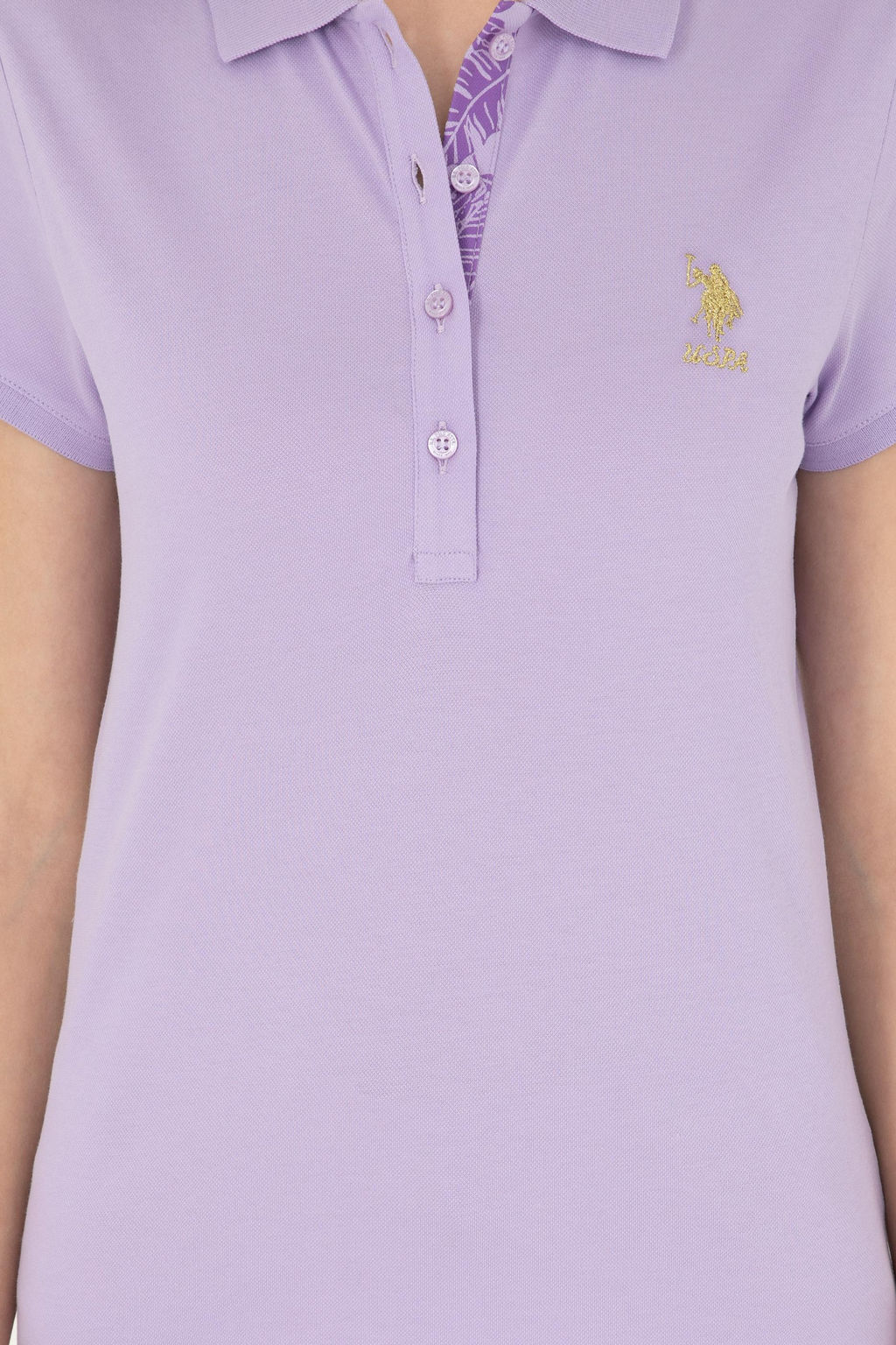 Женская сиреневая базовая футболка Неожиданная скидка в корзине - U.s. polo assn фото 6