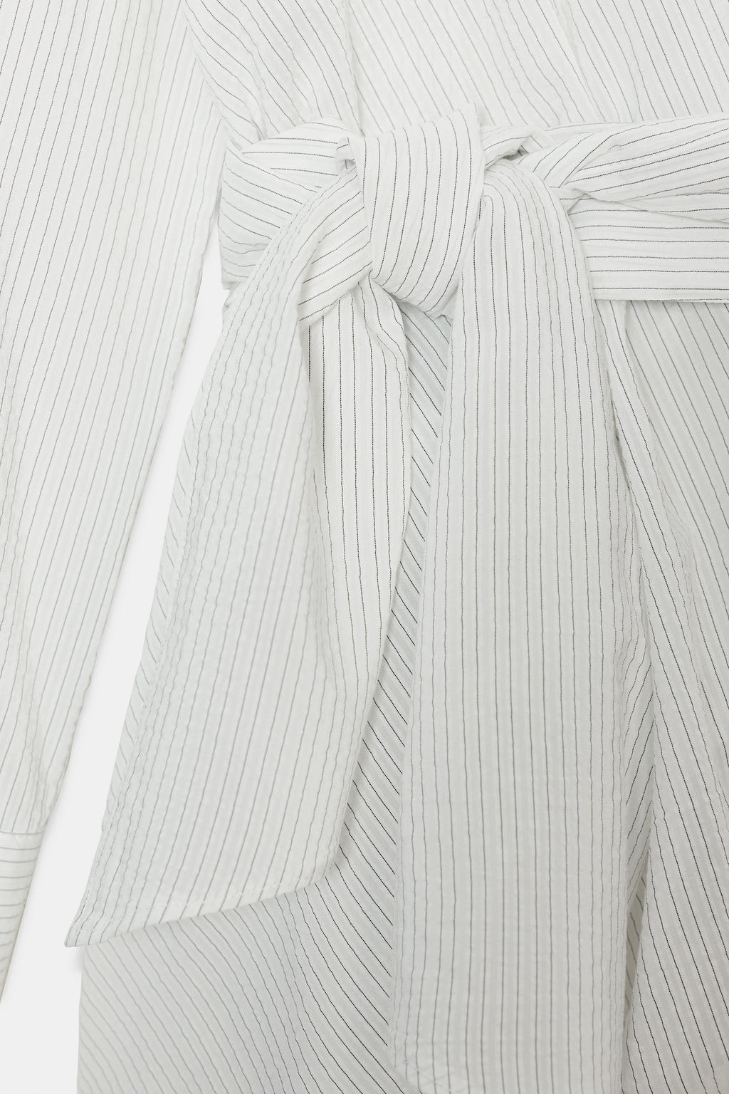 ZW COLLECTION STRIPED WRAP TOP - Zara фото 5