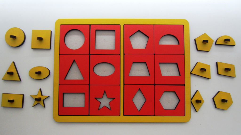 Рамки-вкладыши М.Монтессори Трафареты - Smiledecor фото 2