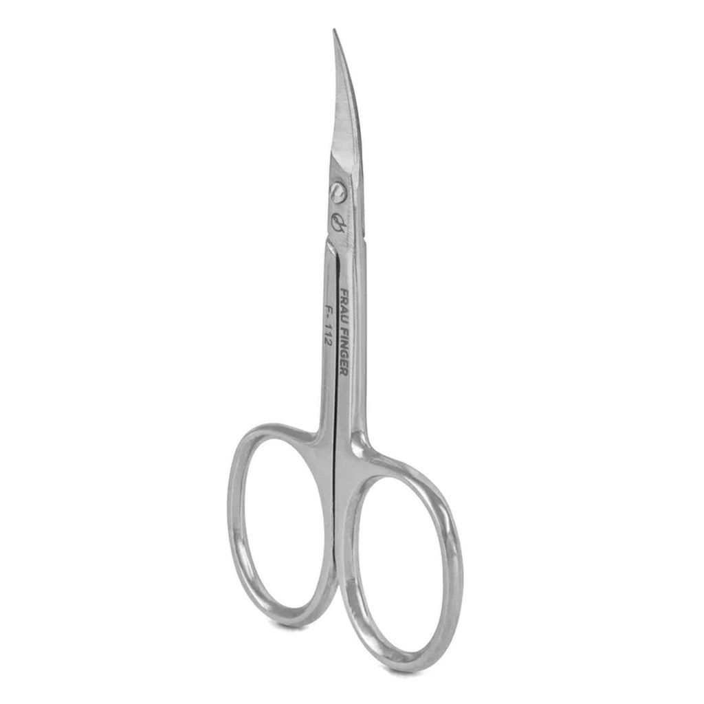 Frau Finger Ножницы маникюрные для кутикулы изогнутые / Classic FS-112SP, глянцевые, ручная заточка, 9 см фото 2