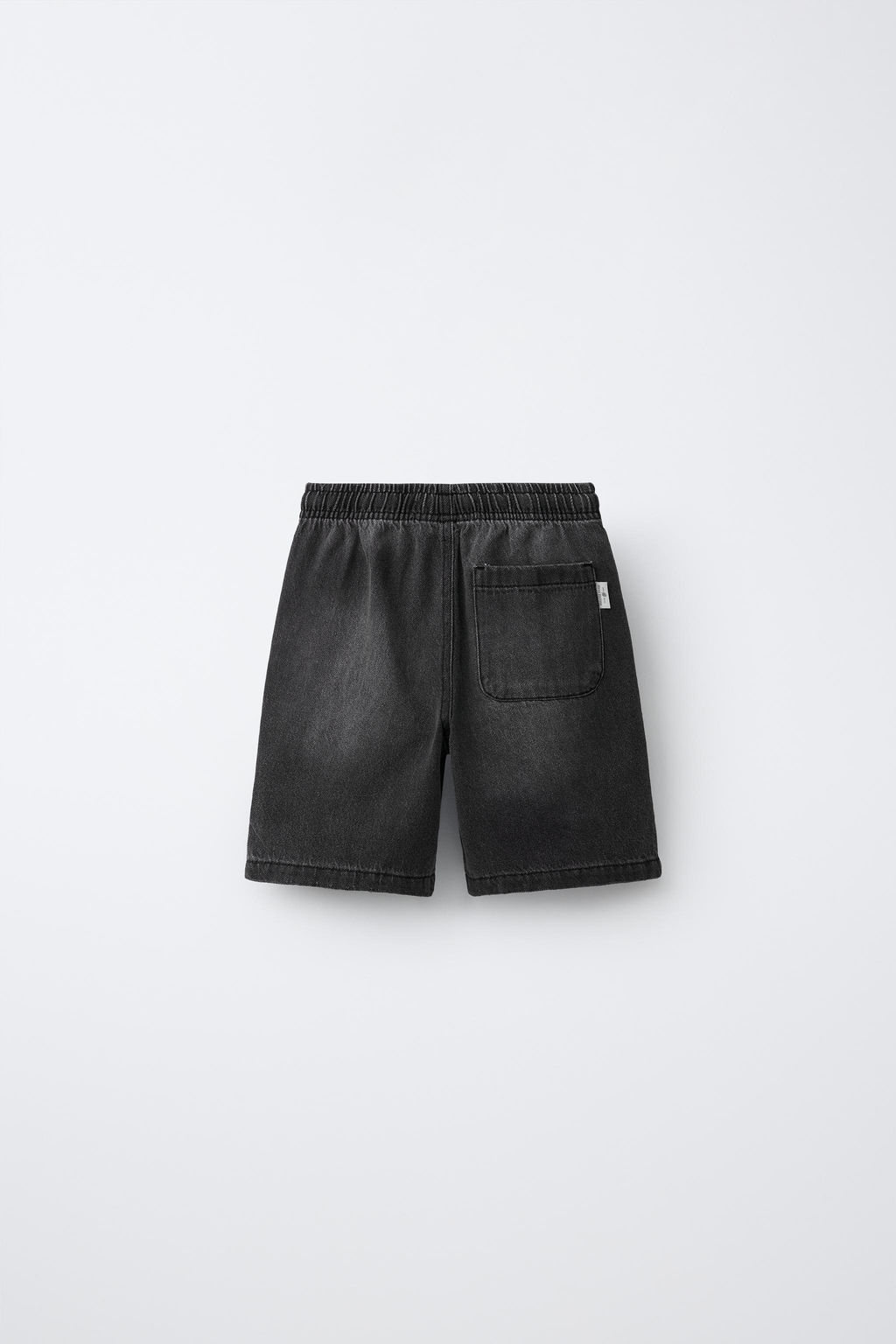 BERMUDA DENIM LOOSE / Negro - Zara фото 2
