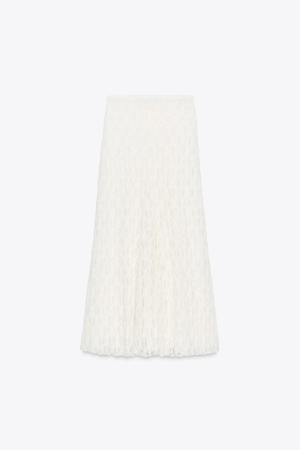 FLARED LACE MAXI SKIRT - Zara фото 6