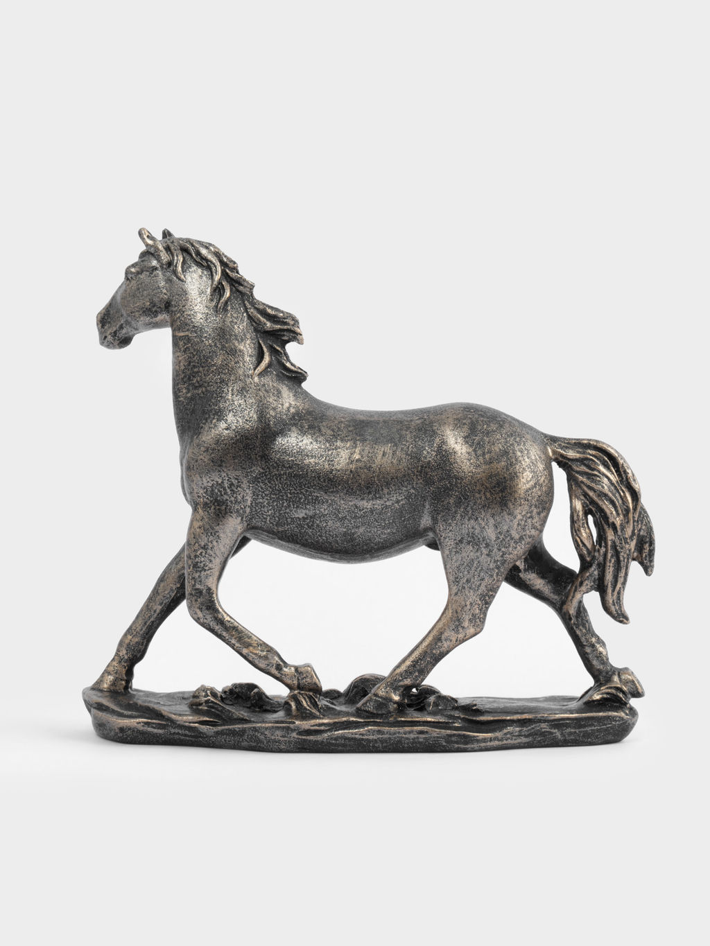 Статуэтка, 18 см, полирезин, бронзовая, Бегущий конь, Horse - Anna lafarg фото 2