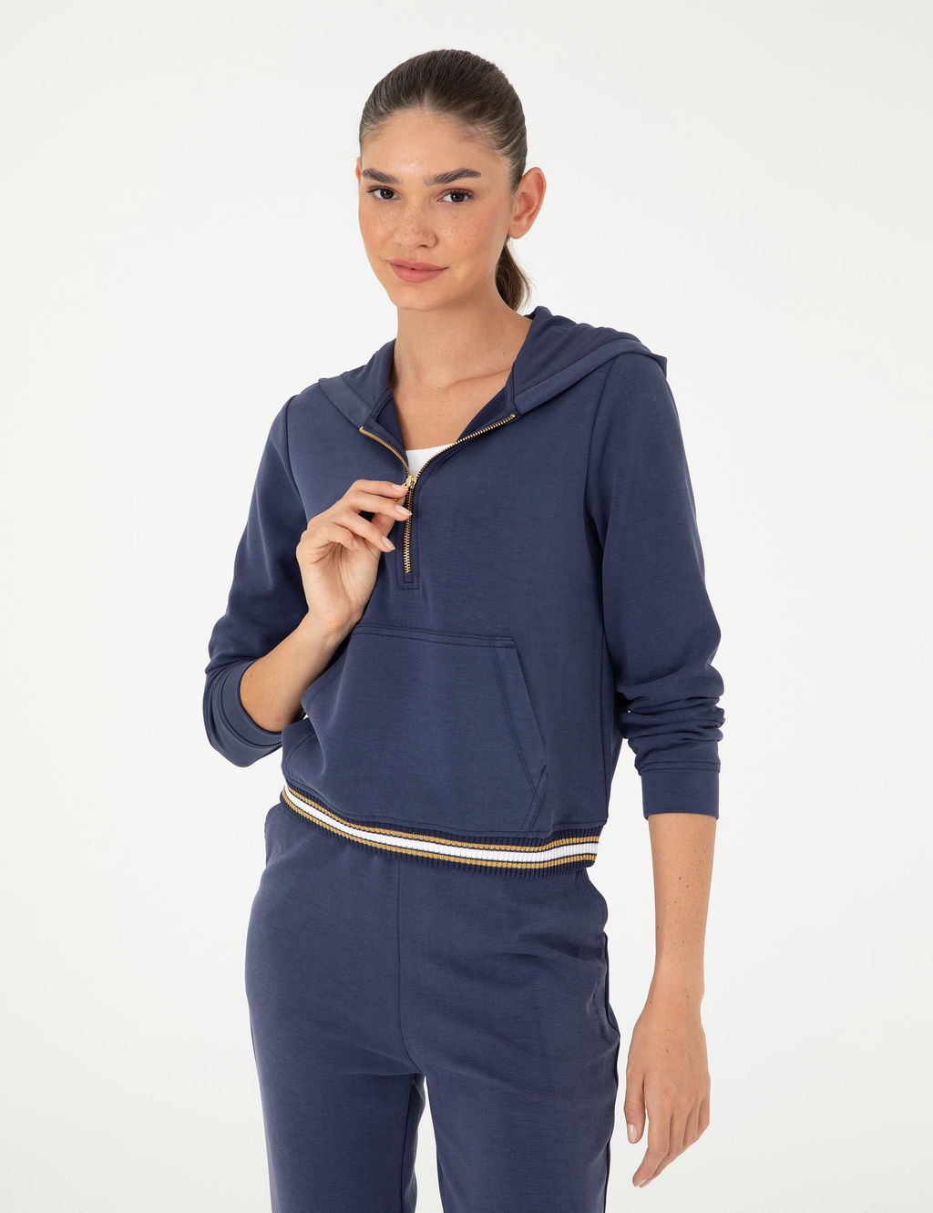 Lacivert Regular Fit Sweatshirt - Pierre cardin фото 3