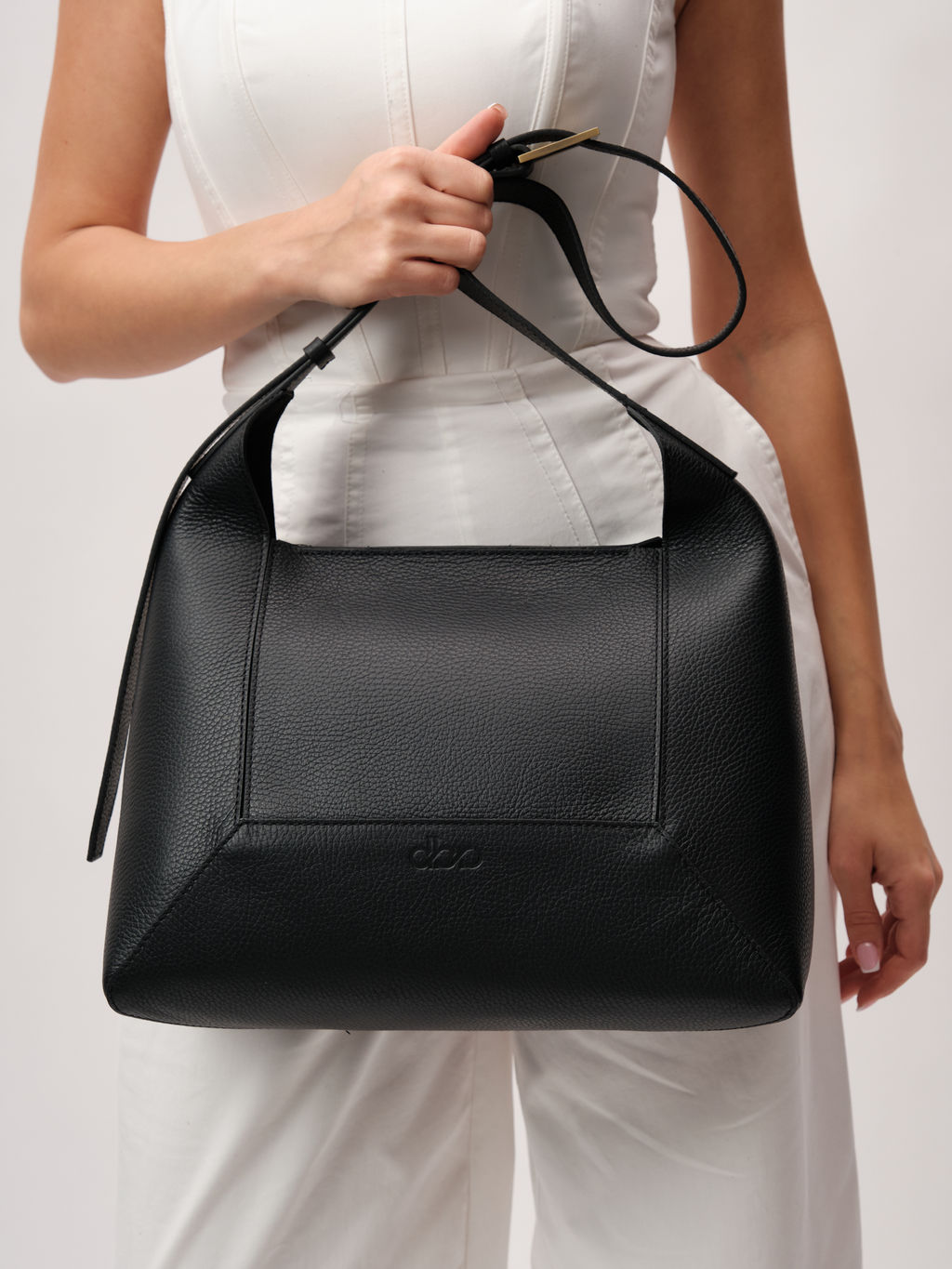 Кожаная сумка Mosaic DBR 31376 черный  фото 3