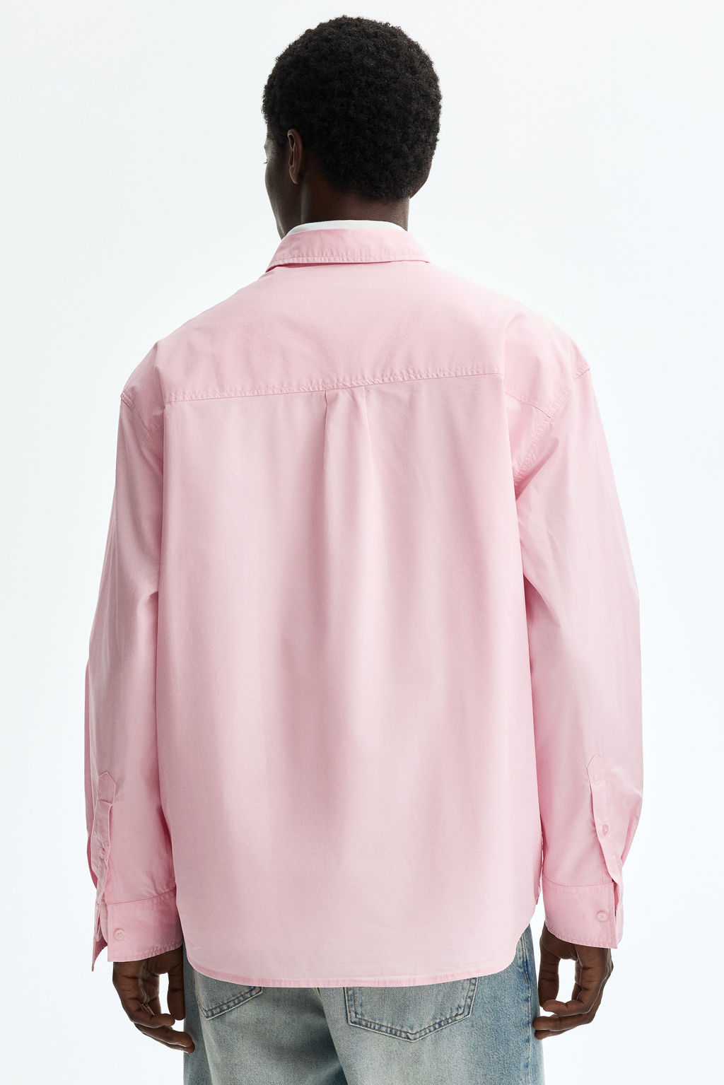 Camisa en popelina de algod?n Relaxed Fit - H&m фото 7