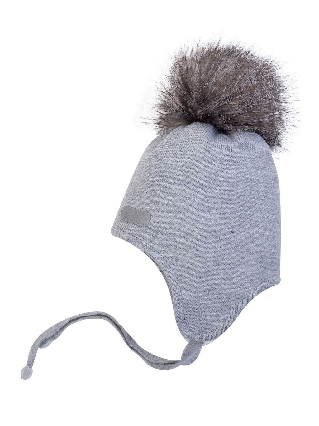 Шапка детская светло-серый меланж Ш-088 (48)