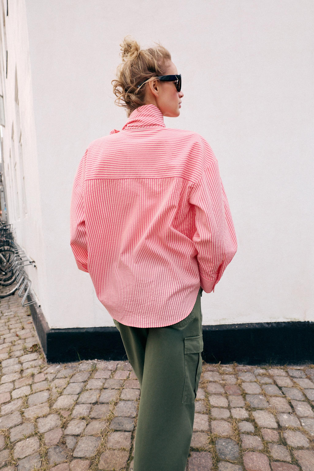 CAMISA RAYAS LAZO / Rosa - Zara фото 5