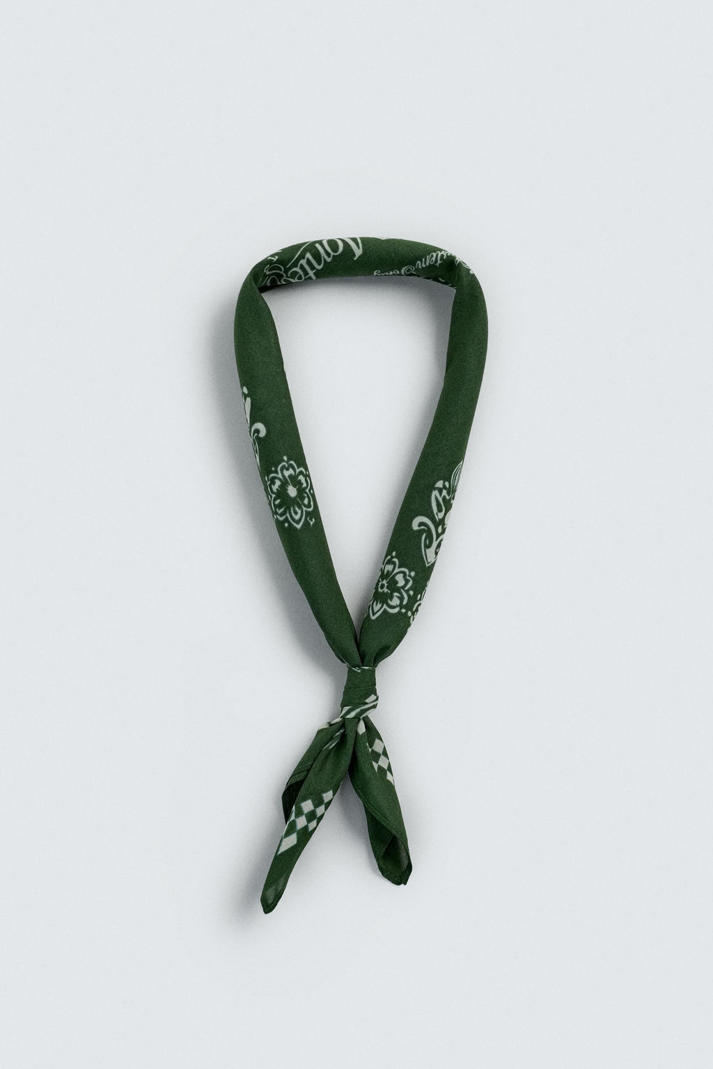 BANDANA ESTAMPADO GEOM?TRICO GR?FICO / Verde