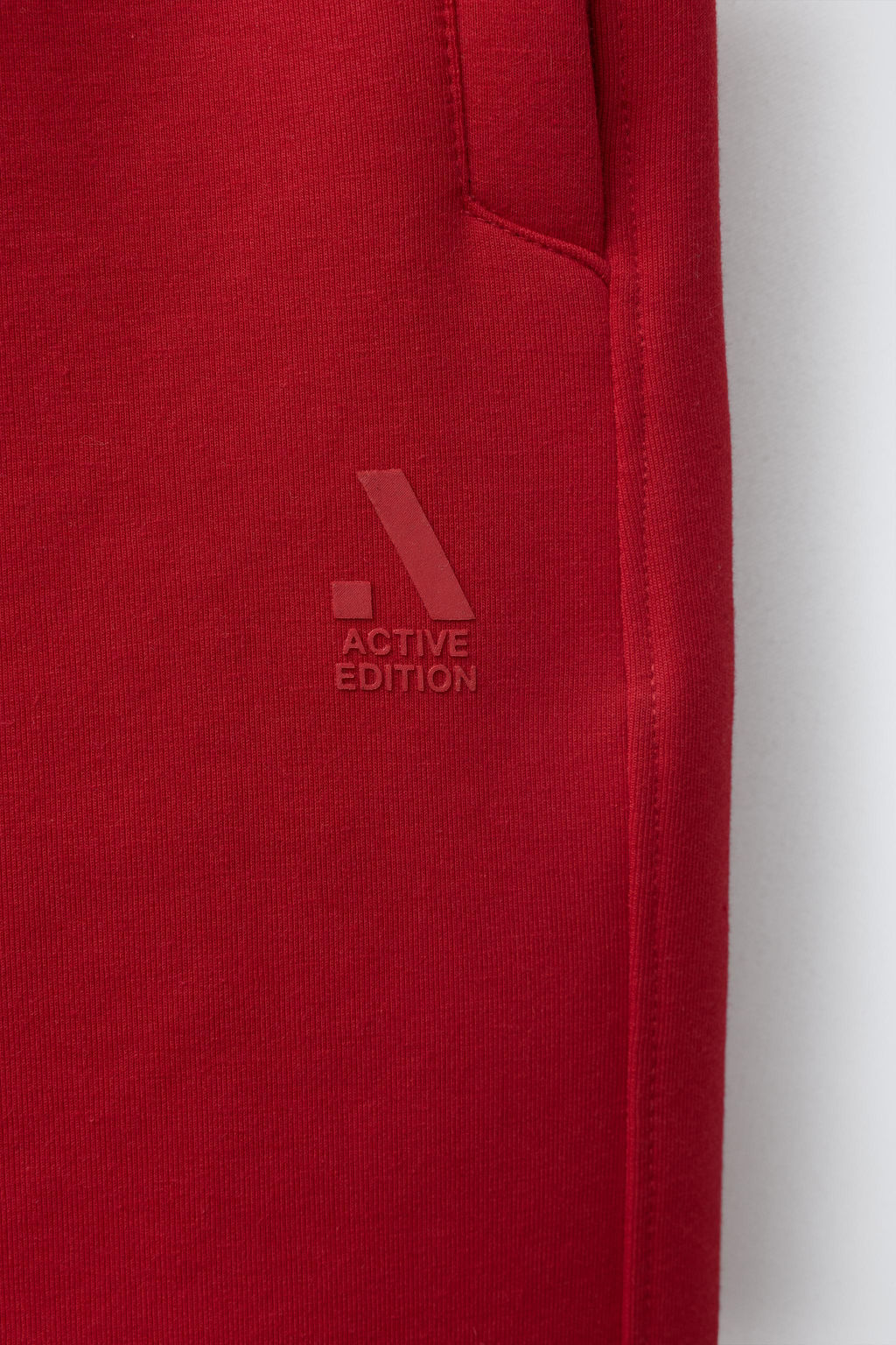 BERMUDA INTERLOCK SPORTY / Rojo - Zara фото 6