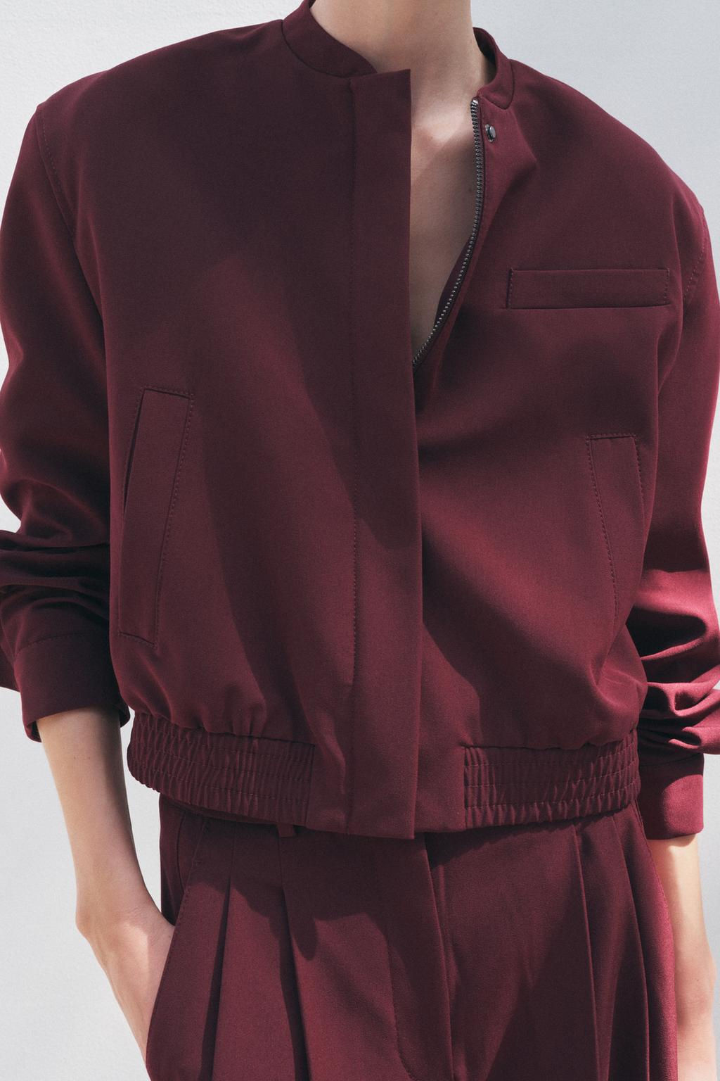 ZW COLLECTION BOMBER JACKET - Zara фото 3