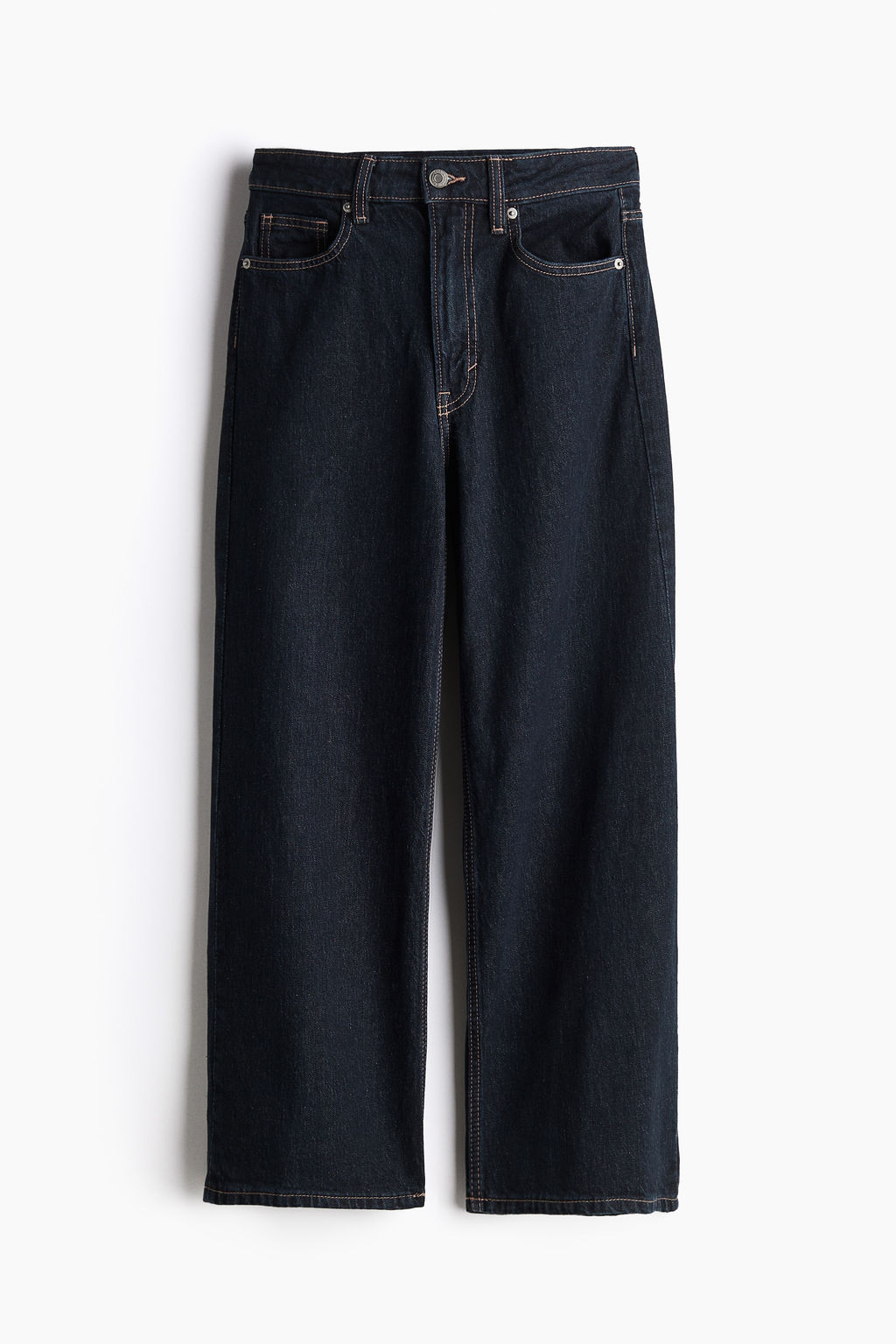 Wide High Cropped Jeans - H&m фото 4