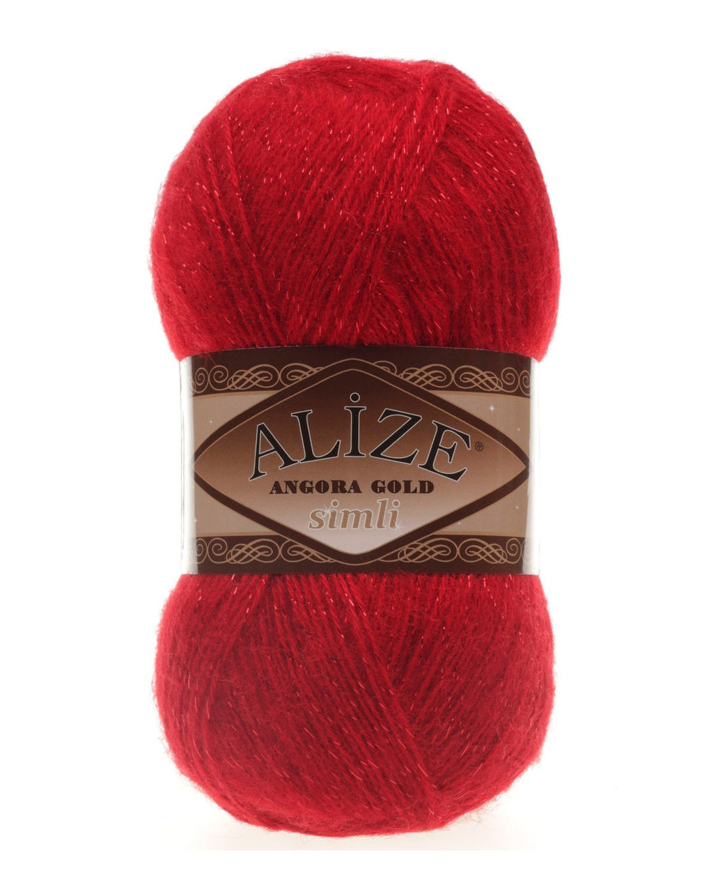 Ангора голд сим (Angora gold sim) пряжа Alize 20%шерсть 5%метанит 75%акрил 5х100г/500м фото 4