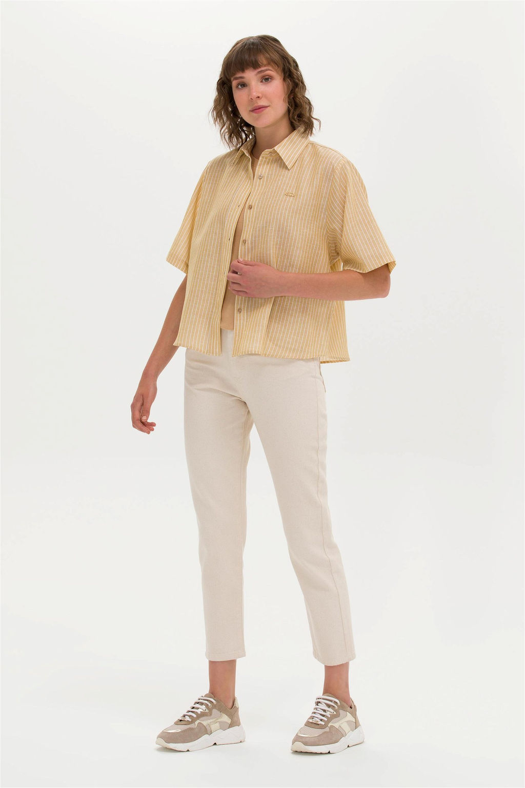 Женские бежевые джинсы - U.s. polo assn фото 10