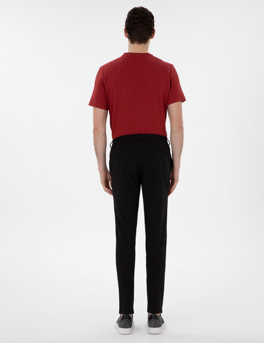 Siyah Klasik Jogger Pantolon - Pierre cardin фото 4